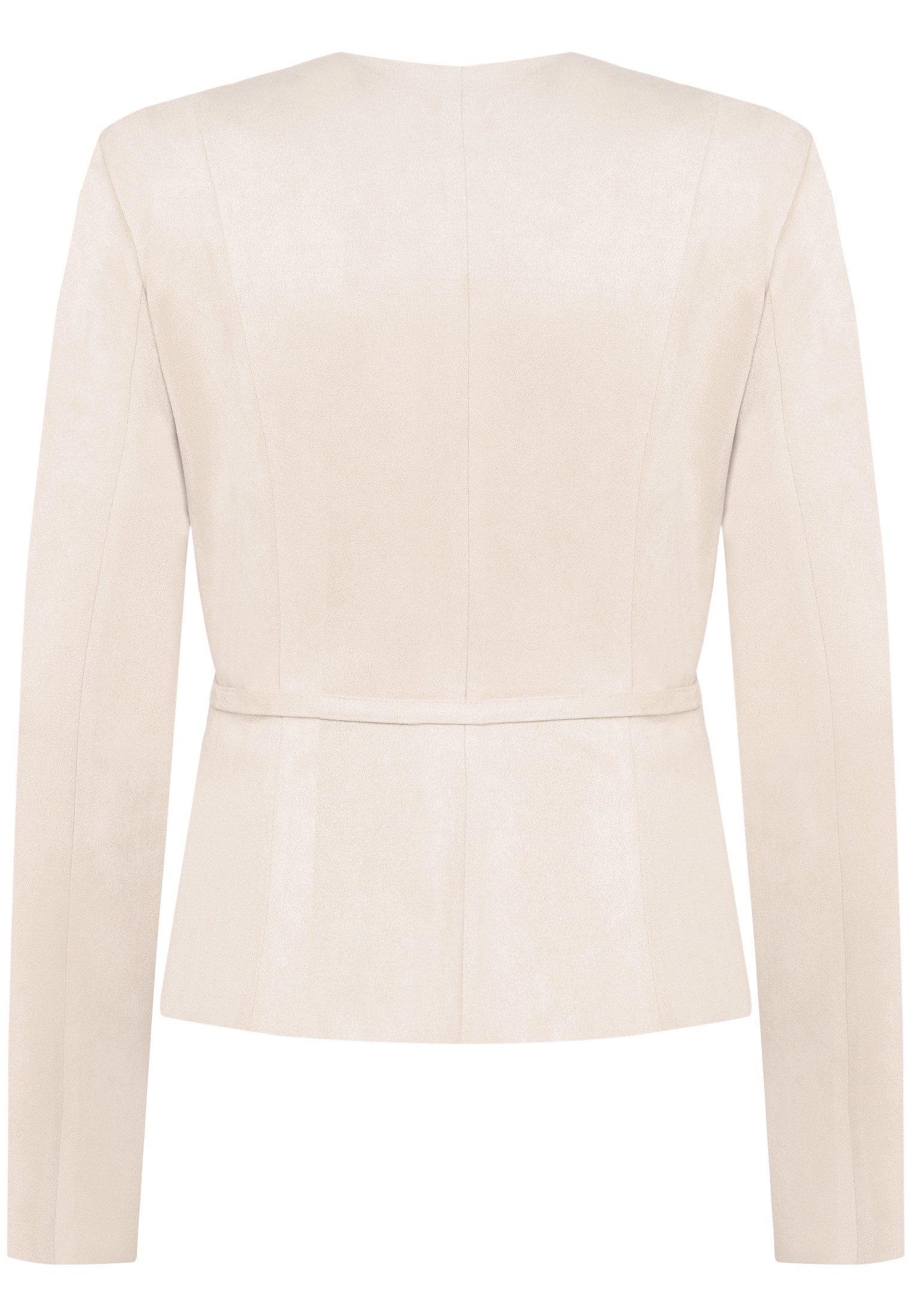 Zero Jackenblazer Damen in Lederoptik Gürtel