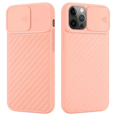 Cadorabo Handyhülle Apple iPhone 12 PRO MAX Apple iPhone 12 PRO MAX, Hülle - Schutzhülle aus flexiblem TPU Silikon und mit Kameraschutz