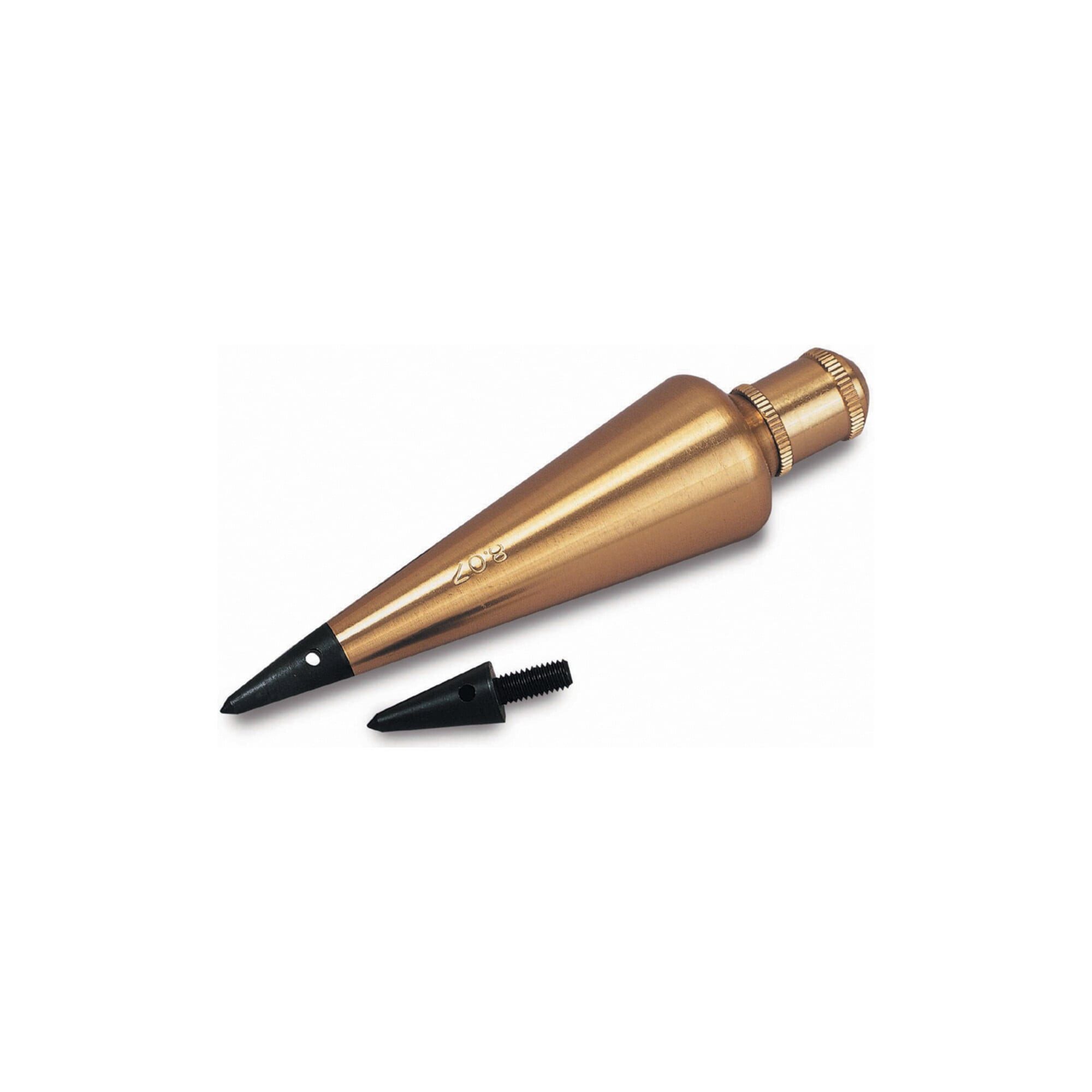 STANLEY Reißnadel Stanley Senklot Messing, mit Ersatzspitze 225g