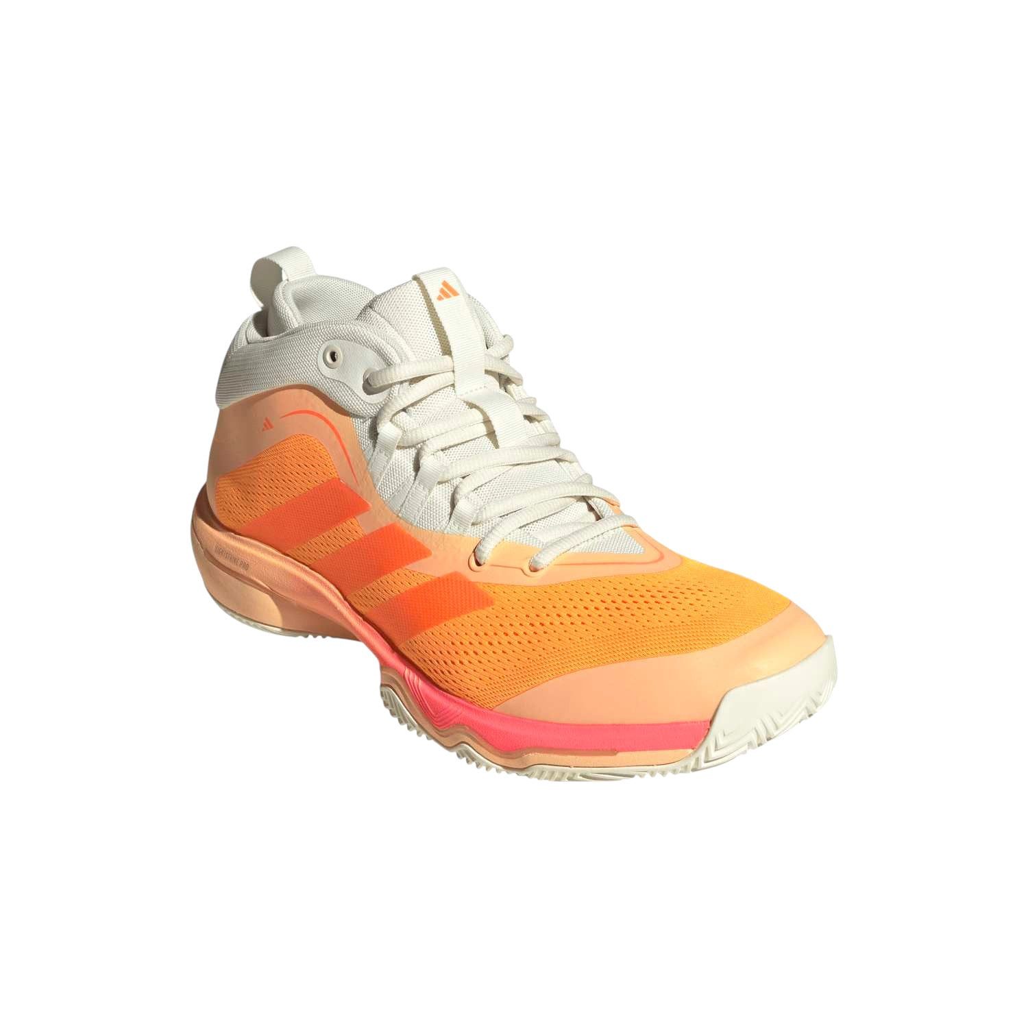 adidas Performance Hallen-Indoorschuhe CrazyFlight Mid 7 orange/weiss Herren Badmintonschuh
