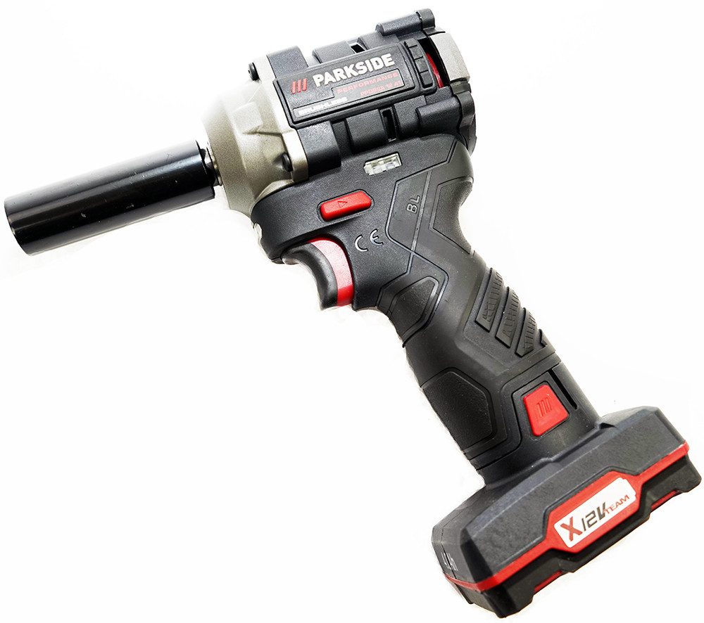 PARKSIDE PERFORMANCE® Akku-Drehschlagschrauber 12V - PPDSSA 12 A1 inkl. Akku (4Ah) und Ladegerät, ½" Schlagschrauber, 300,00 Nm, Bürstenloser Motor