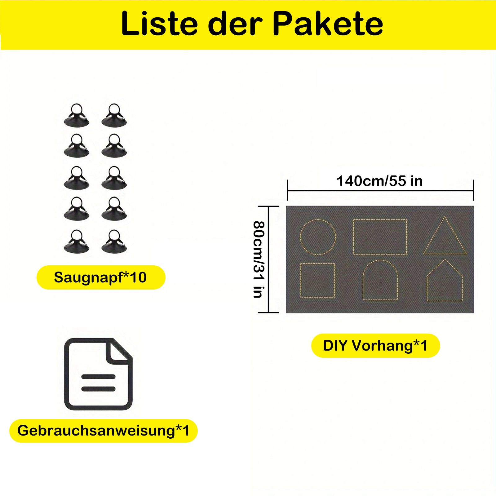 Verdunklungsrollo Tragbarer Fenstervorhang 100 % Verdunkelungsvorhang günstig online kaufen