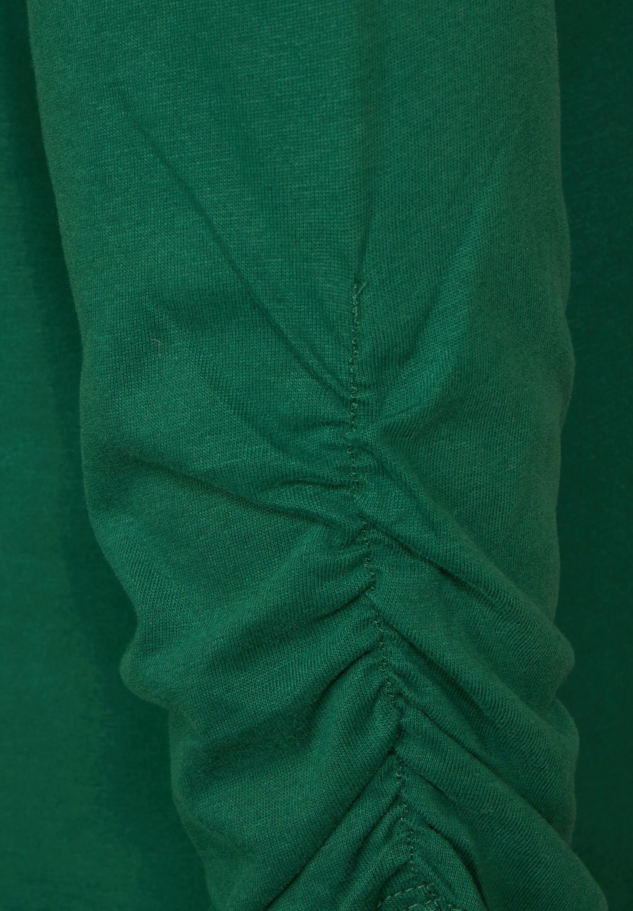 green ONE mit gentle Raffung STREET 3/4-Arm-Shirt