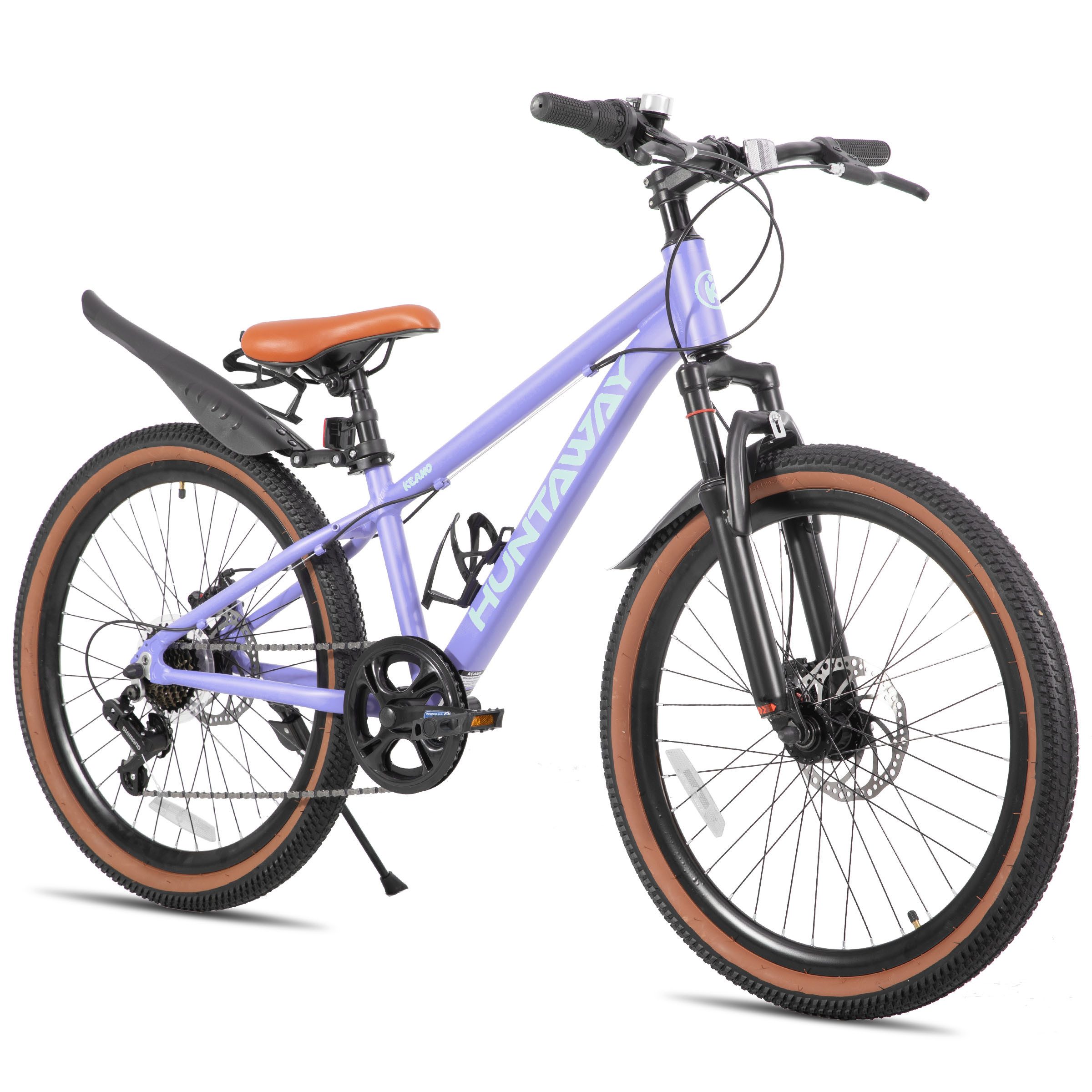 HILAND Kinderfahrrad 20"/24" Alu-Mountainbike Shimano 7-Gang, Federgabel & Scheibenbremsen