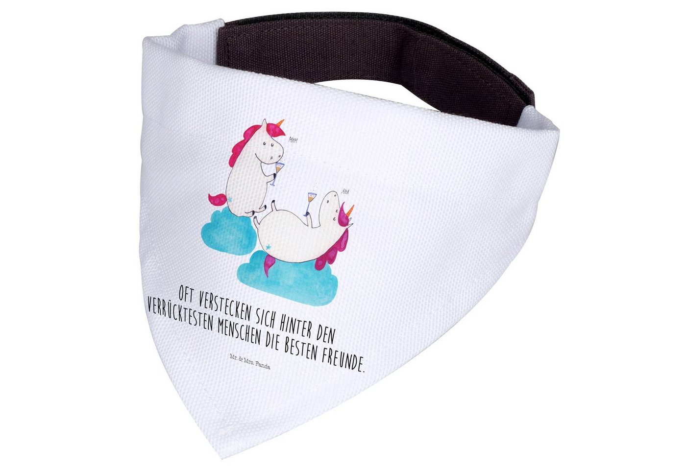Thumbnail - Mr. & Mrs. Panda Hundefliege Einhorn Sekt - Weiß - Geschenk, Unicorn, Einhorn Deko, Einhörner, Bes, Polyester, Elegantes...