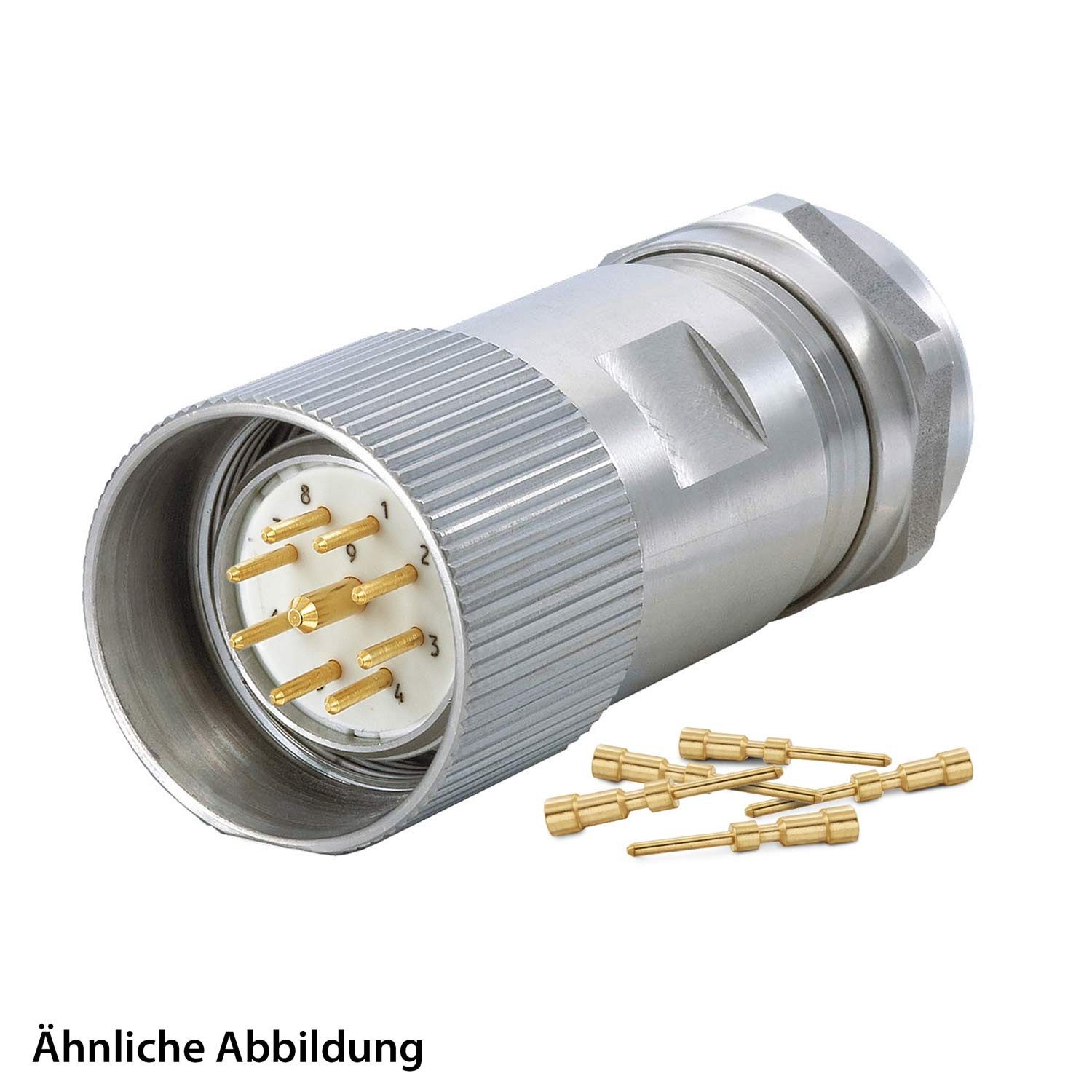 Hummel AG Rundstecker Titel:SET inkl. Kontakte M23 Signal INOX Kabelsteckverbinder Crimpein