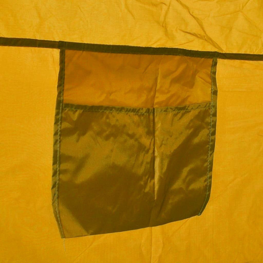 Campingtoilette Zelt Gelb 10+10 L mit Solardusche Tragbare vidaXL
