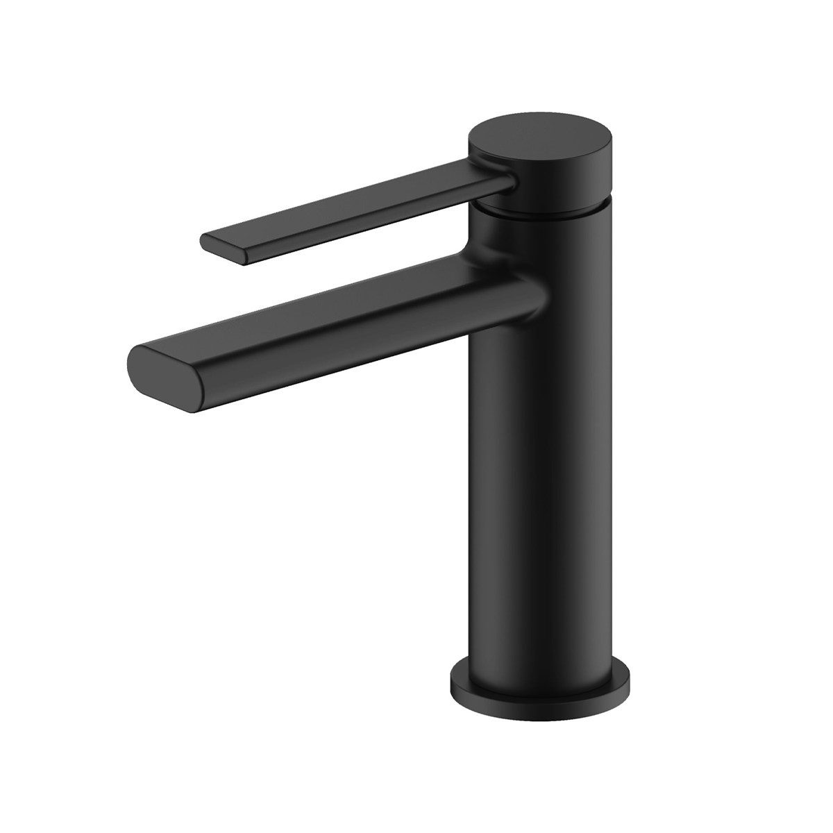 Belvit Waschtischarmatur BV-WA4030 (einzel, 1-St) BELVIT Waschtischarmatur mattschwarz Einhebelmischer