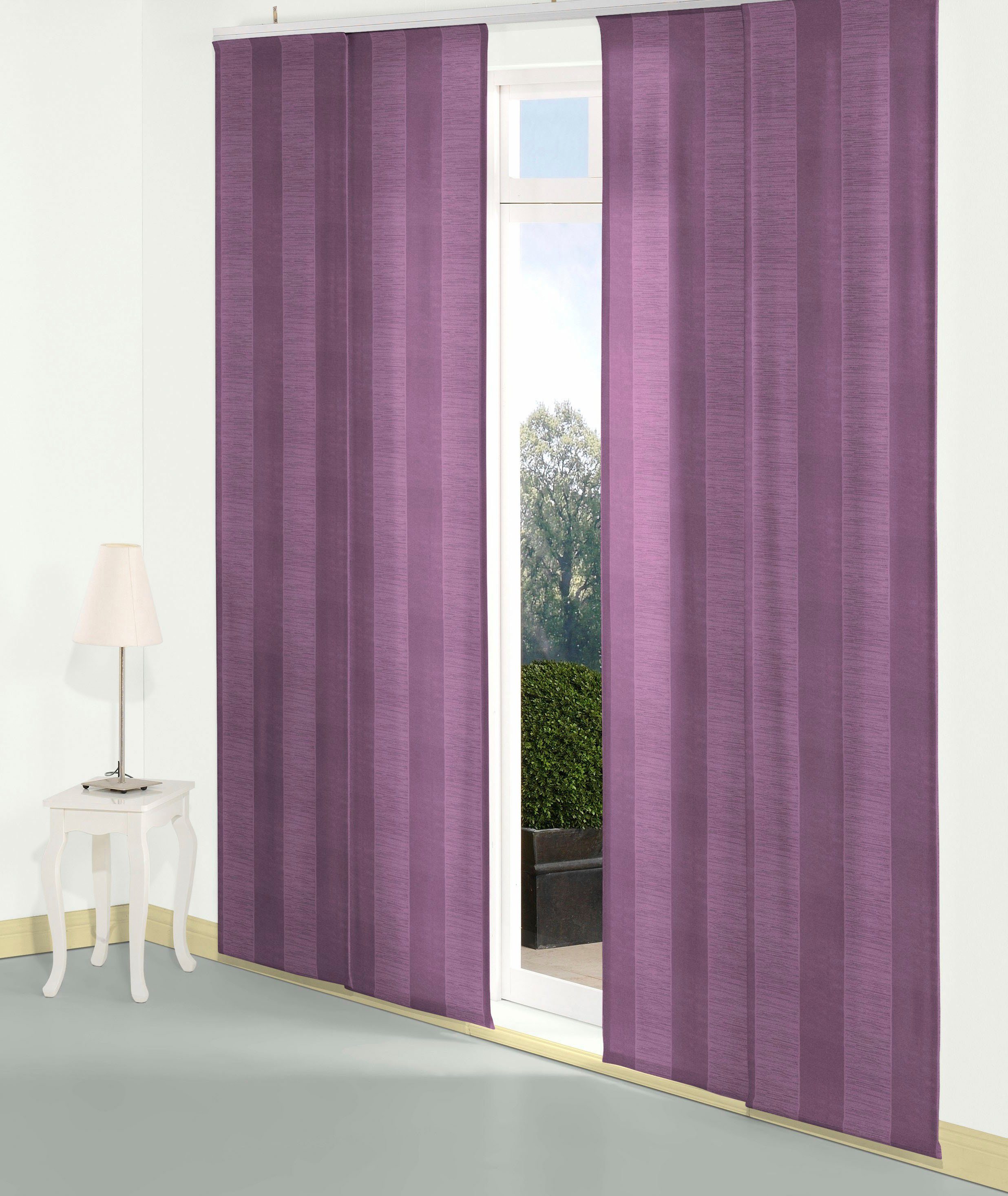 Wirth Schiebegardine Niederau (1 St), Paneelwagen, blickdicht, Jacquard