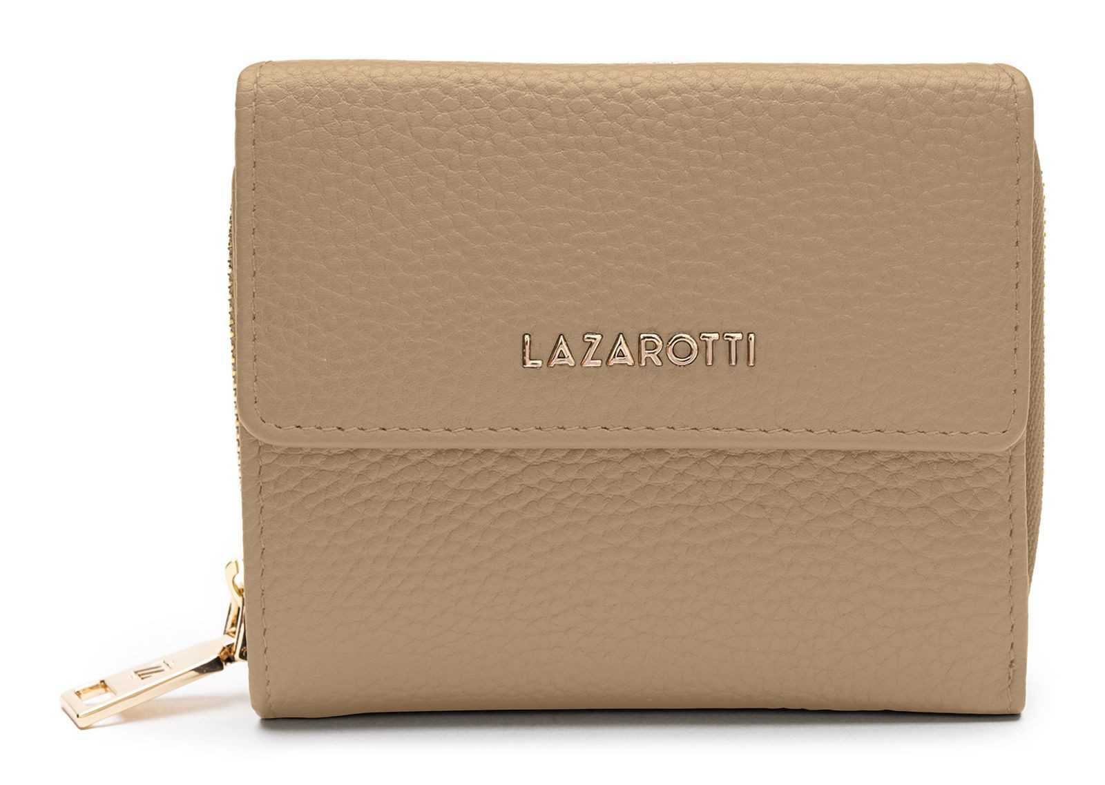 Lazarotti Geldbörse Wallet With 8 Card Slots, aus echtem Leder