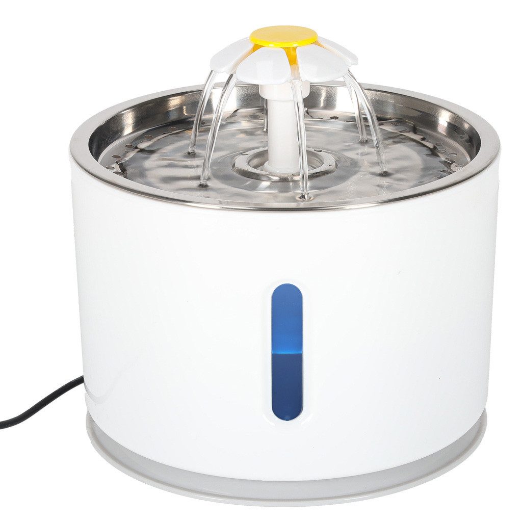 Ikonka Trinkbrunnen Automatischer Haustier-Trinkbrunnen 2,4 l USB mit LED-A günstig online kaufen
