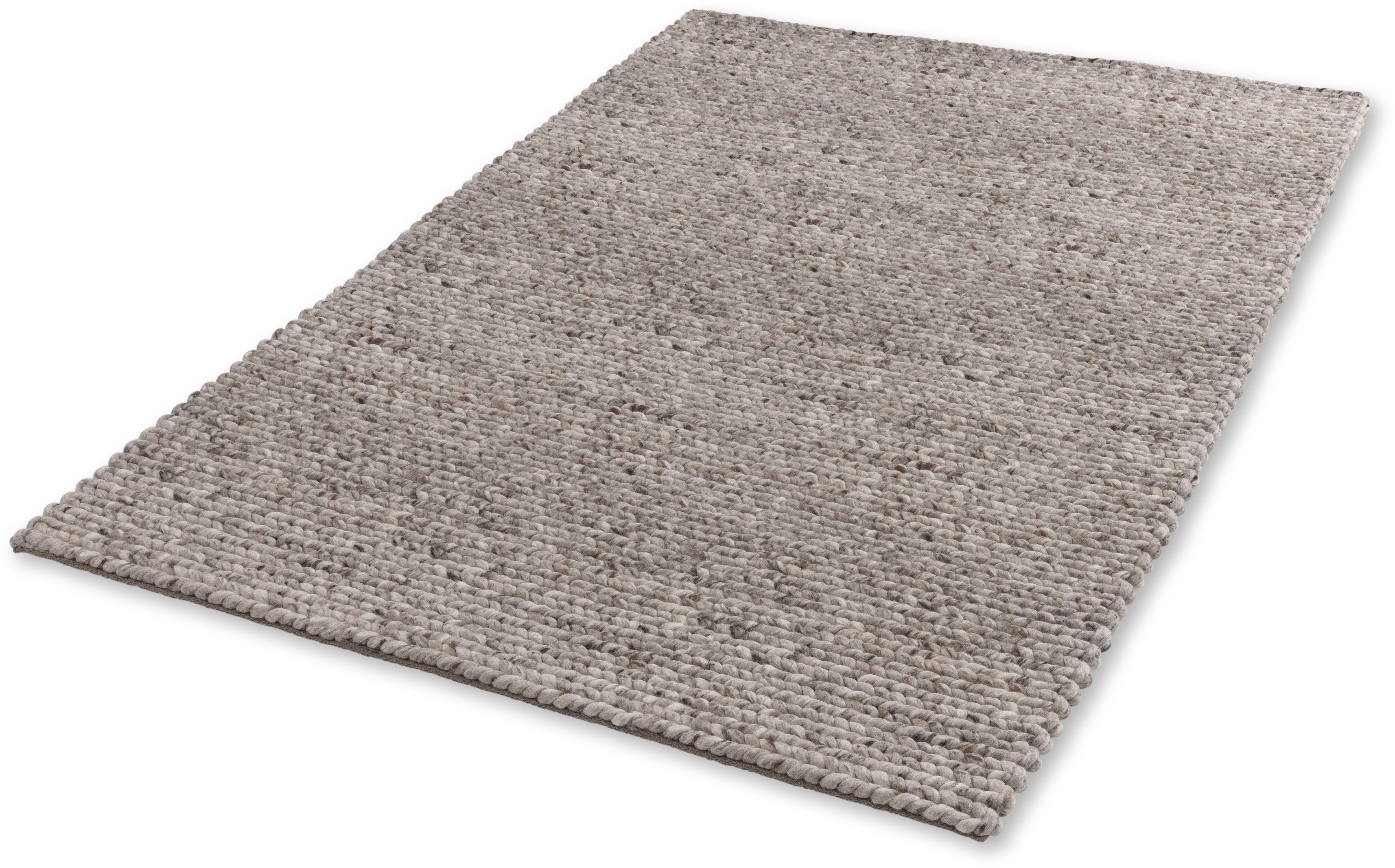 SCHÖNER WOHNEN-Kollektion Teppich Enisa 6027, rechteckig, Höhe: 15 mm, Struktur, Wolle, handweb, Wohnzimmer, Schöner Wohnen Kollektion