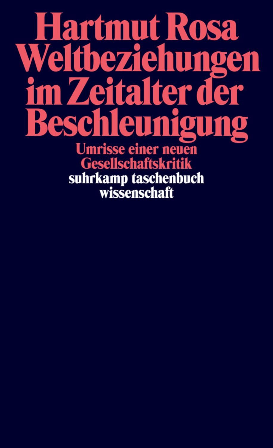 Weltbeziehungen im Zeitalter der Beschleunigung / Hartmut Rosa