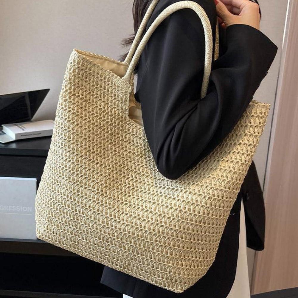 ZEUOPQ Strandtasche Strandtasche Groß Stroh Korbtaschen günstig online kaufen