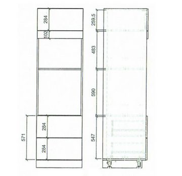 Feldmann-Wohnen Winkelküche Salo, 387x268x207cm weiß / weiß supermatt, aufgesetzte 3D Kassettenfronten