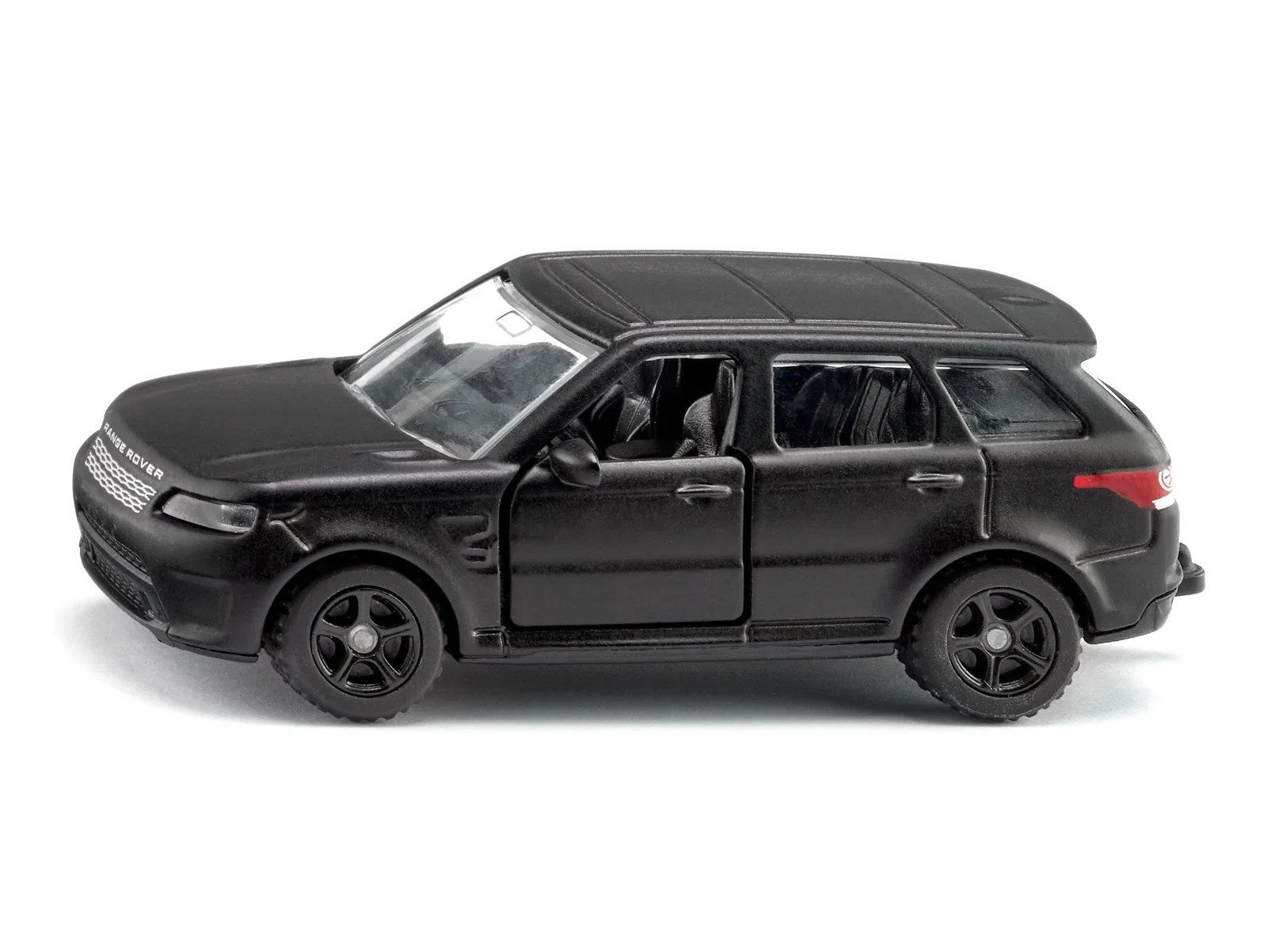 Siku Spielzeug-Auto Range Rover Sport SUV Modellauto in Schwarz, (1-tlg), zu öffnende Türen und Anhängerkupplung