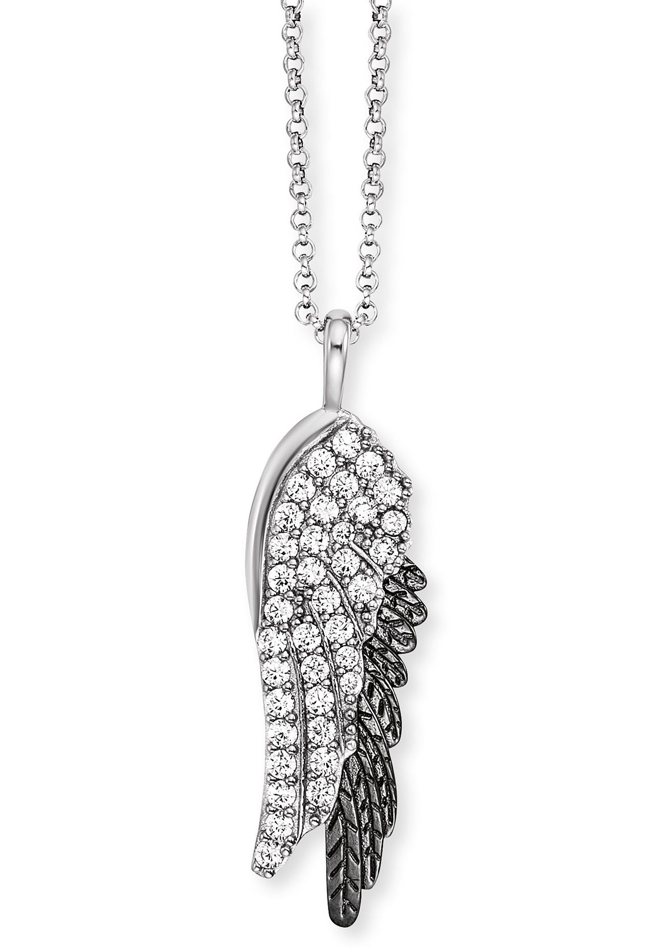 Engelsrufer Kette mit Anhänger Flügelduo, mit Zirkonia (synth) günstig online kaufen