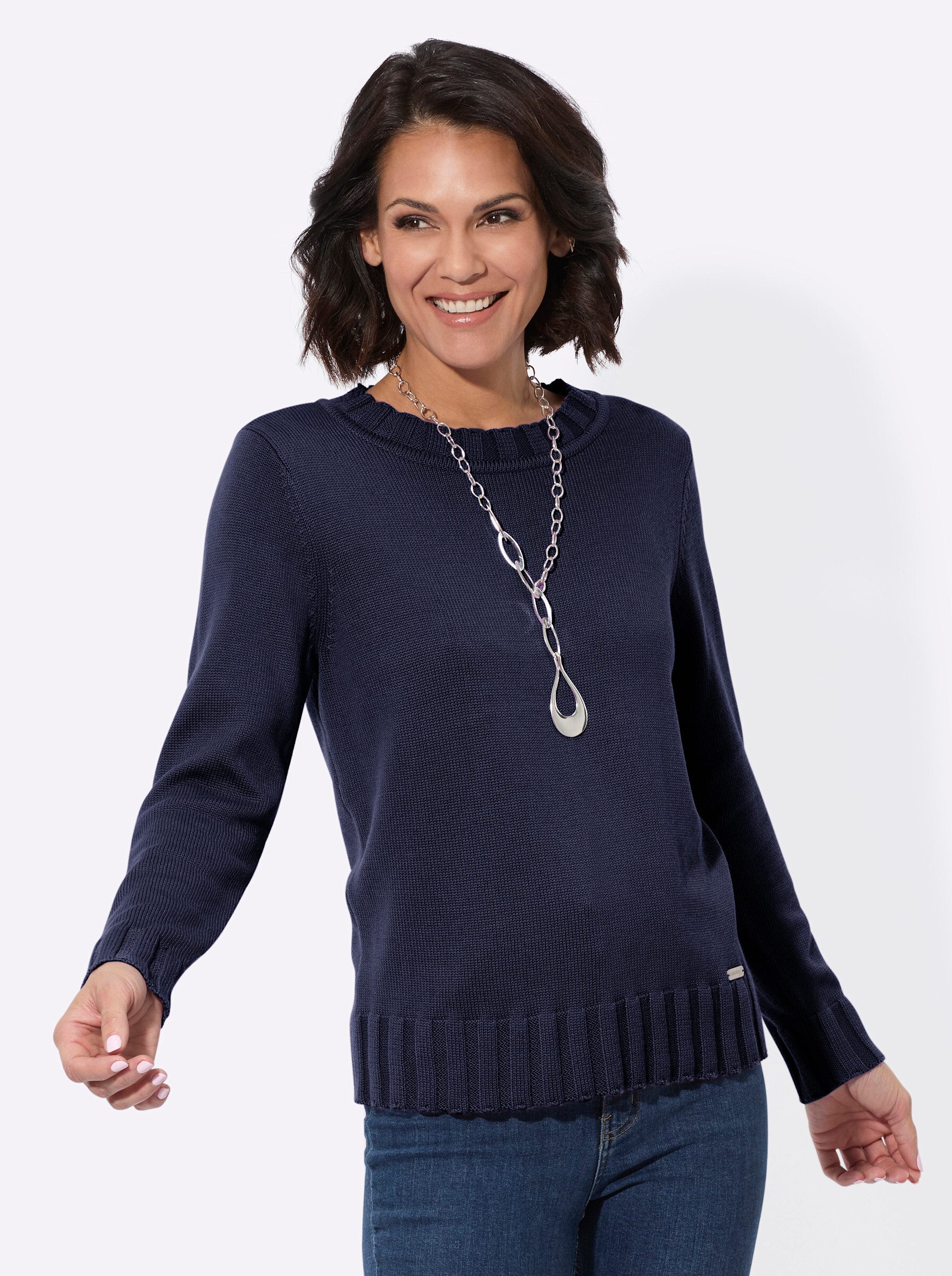 Strickpullover Langarm-Pullover
