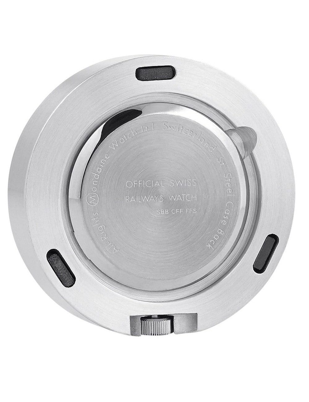 MONDAINE Wecker Mondaine A660.30318.81SBB magnetische silberne Wanduhr Tischuhr Küche Alarm,Minute,Sekunde,Stunde