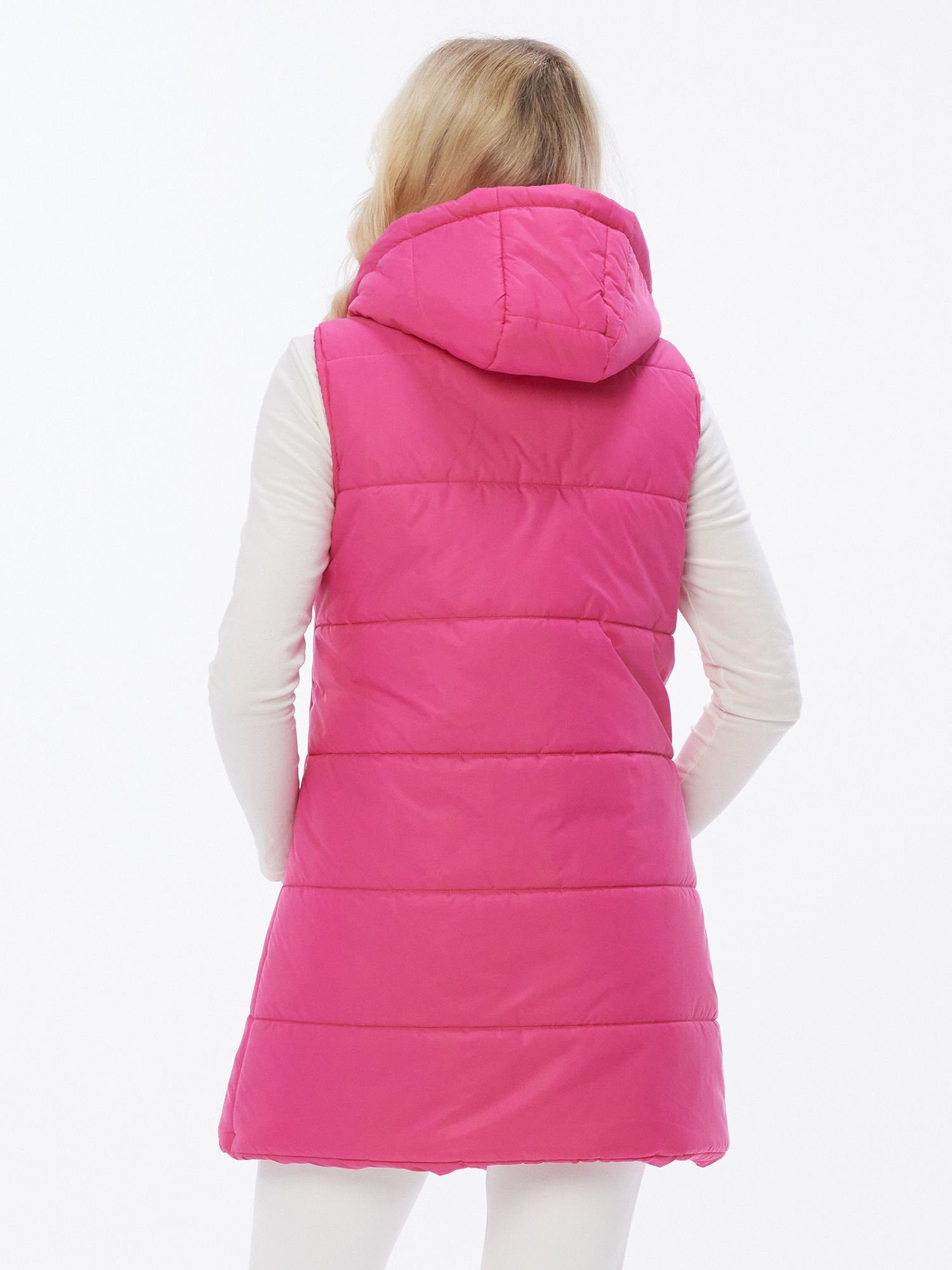 Accessoire Boutique Bouclèjacke Longweste mit abnehmbarer günstig online kaufen