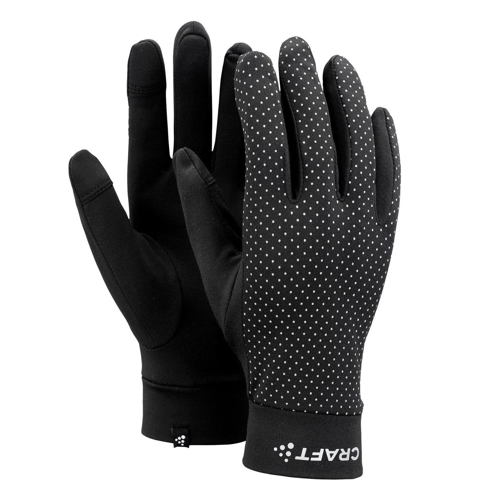 Craft Laufhandschuhe Lumen Fleece Glove 2 mit reflektierenden Details