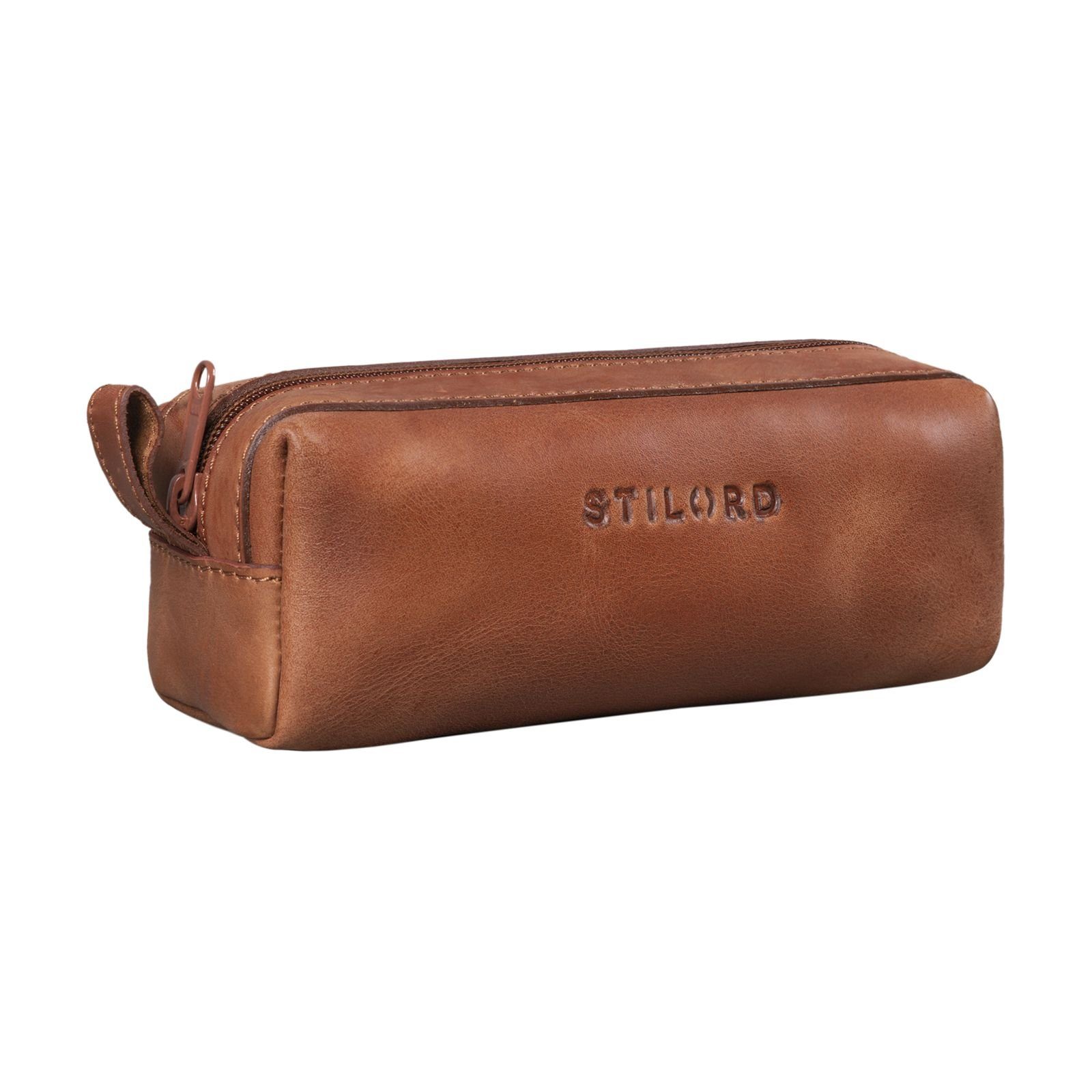 STILORD Etui "Linus" Etui Leder Vintage andorra - braun