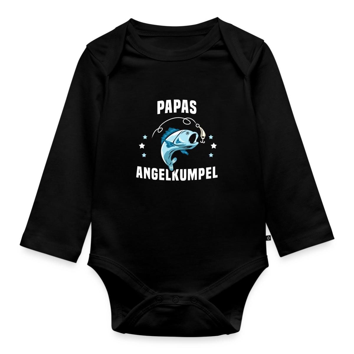 Langarmbody Papas Angelkumpel Tages Baby Body Langarm