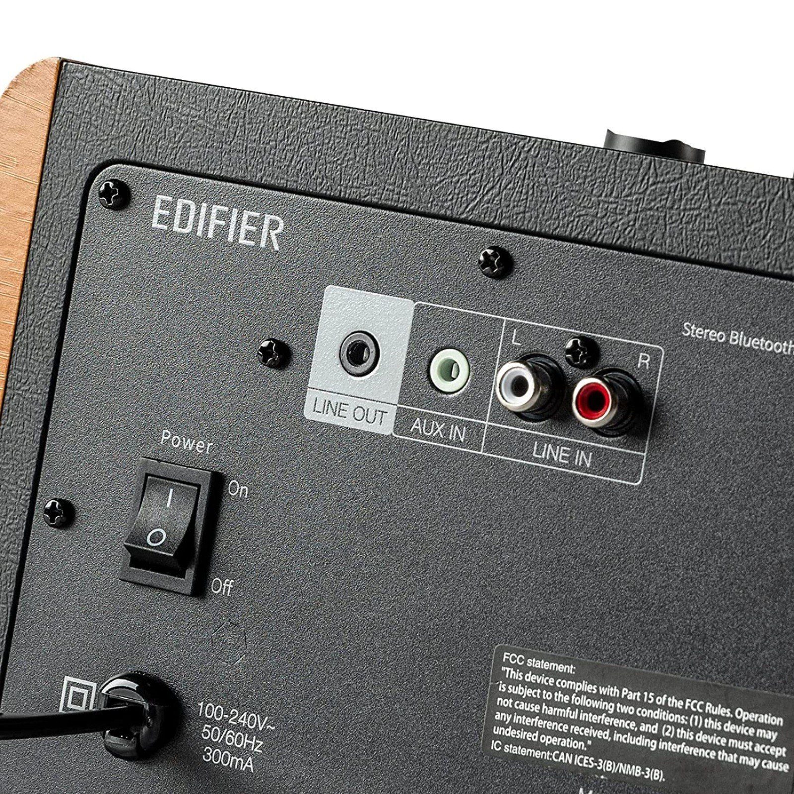 Edifier® Lautsprechersystem 70 Stereo W, Fernbedienung) Holz (Bluetooth, Drahtlose D12