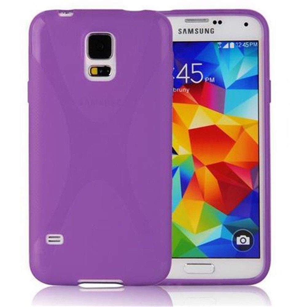 Cadorabo Handyhülle für Samsung Galaxy S5 / S5 NEO Hülle Samsung Galaxy S5 / S5 NEO, Flexible TPU Silikon Handy Schutzhülle - Hülle - ultra slim
