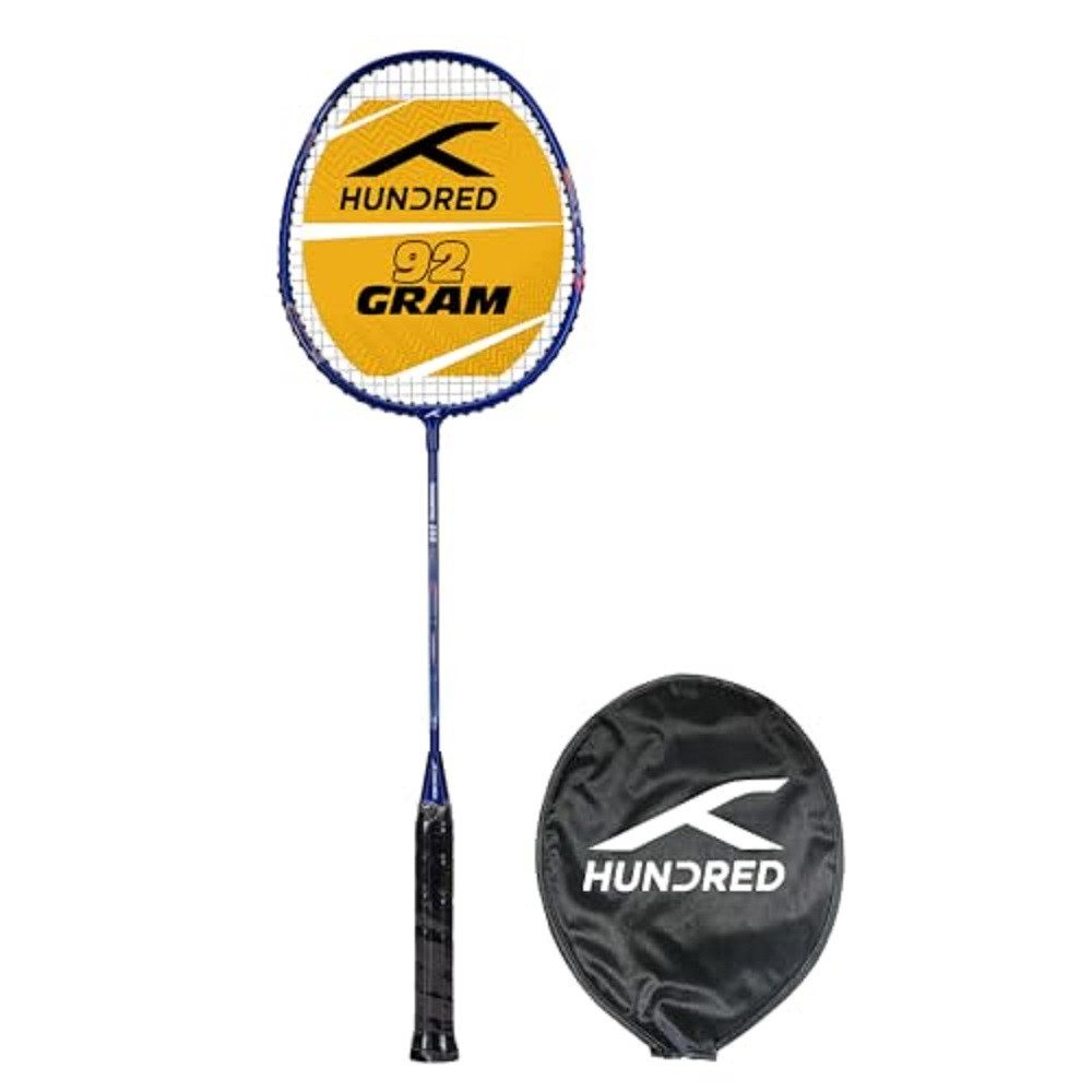 Badmintonschläger HUNDRED Powertek 200 PRO Badmintonschläger mit Schlägerkopfhülle