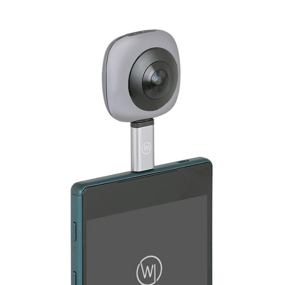 Wicked Chili 2x MicroUSB zu USB C OTG Adapter für Handy & Tablet USB-Adapter MicroUSB zu USB-C, Für OTG-fähige Smartphones / Tablets mit microUSB Anschluss