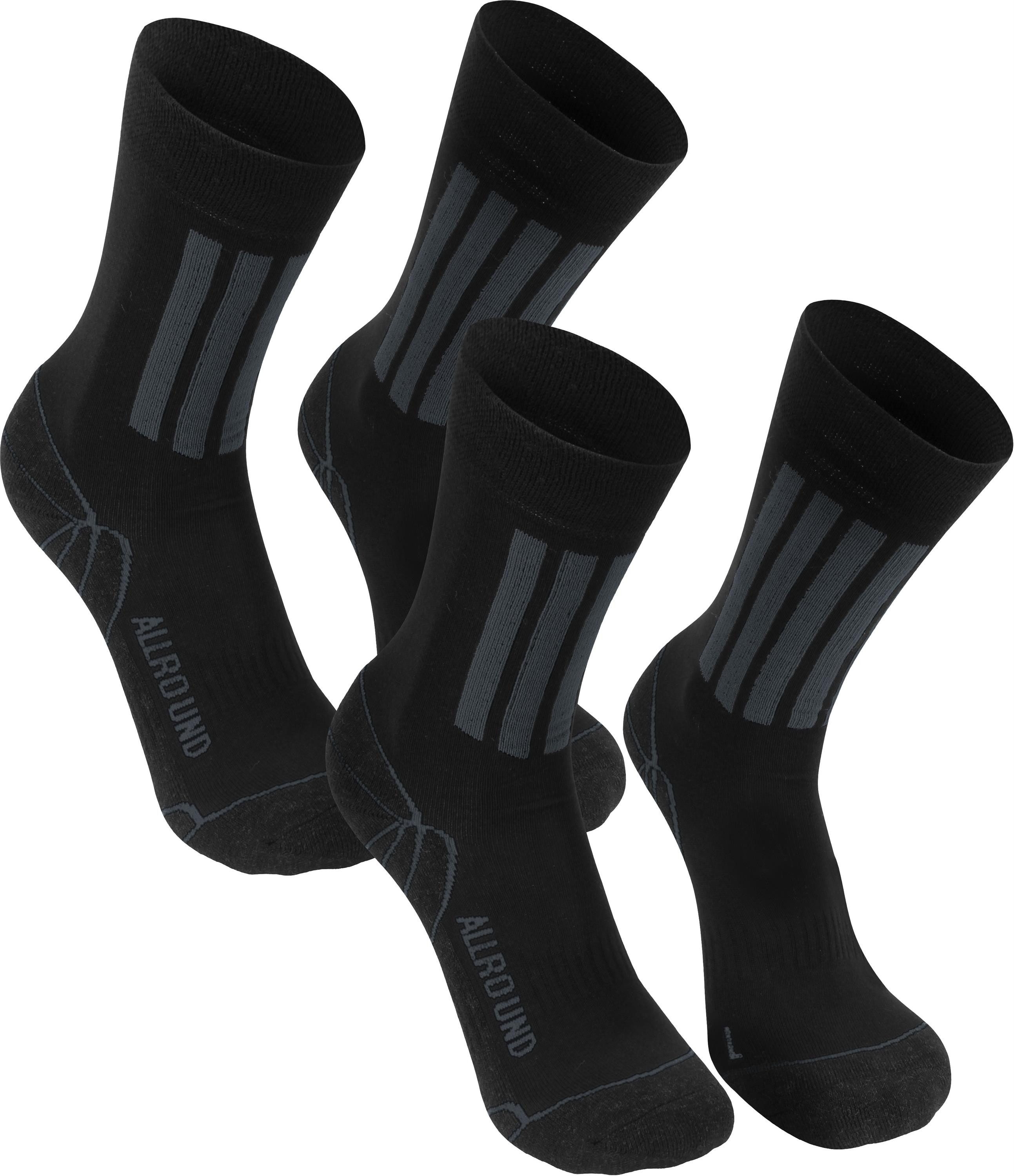 normani Sportsocken 2 Paar Allround-Sportsocken mit X-Static (2 Paar) mit Silberfaser (X-Static)