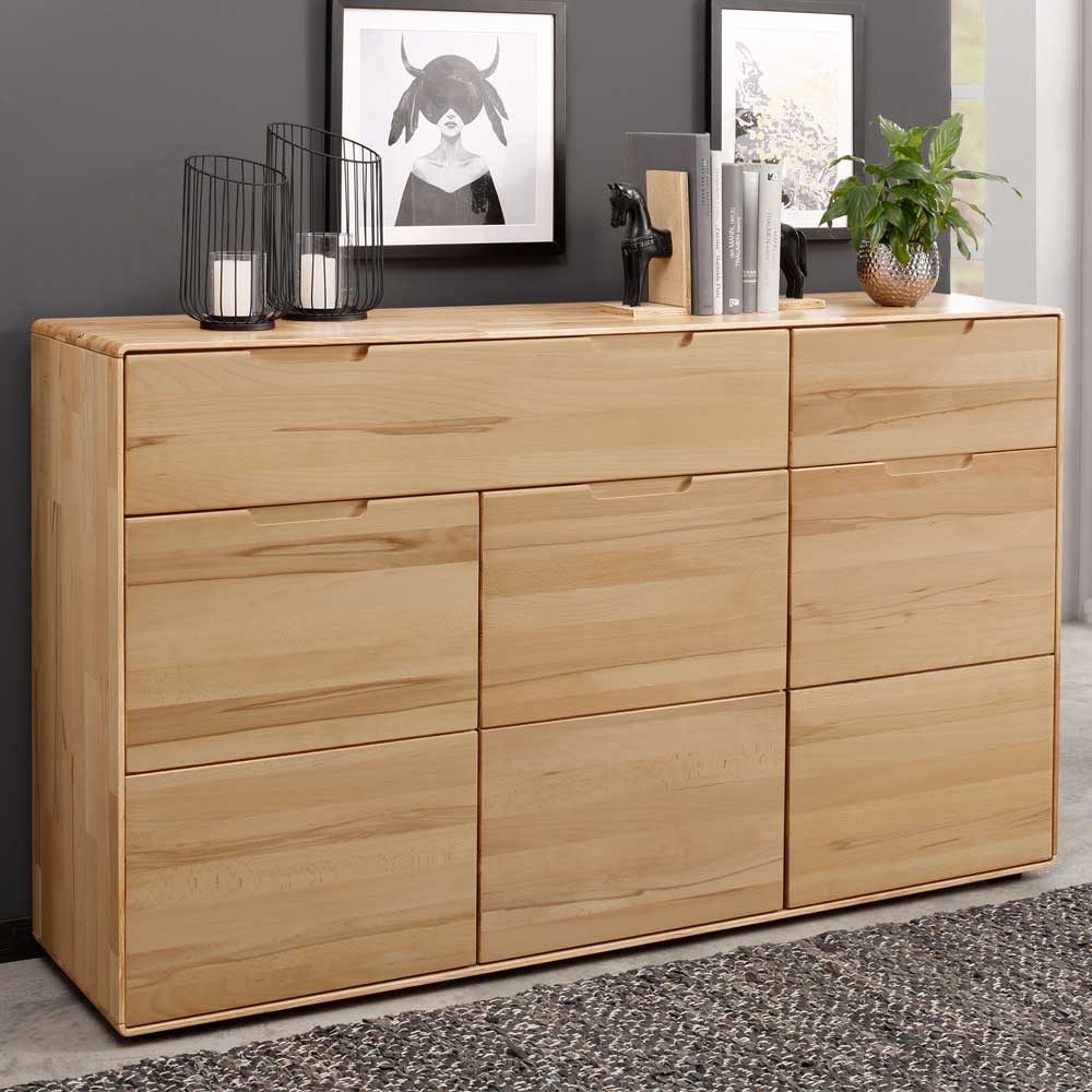 Pharao24 Sideboard Emrato, aus Massivholz