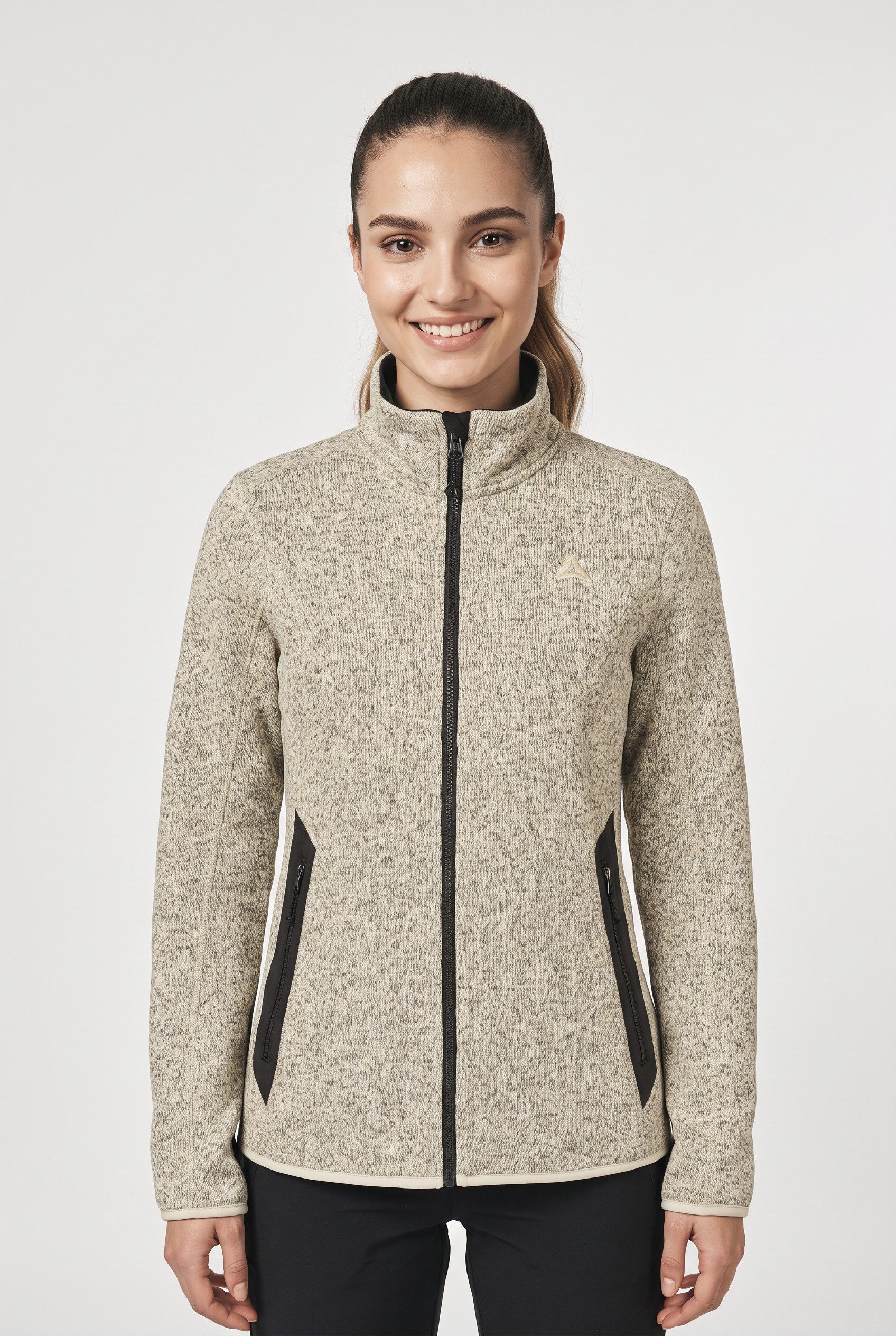 Schöffel Fleecejacke CIRC Fleece Jk Style Yew WMS sportlicher Stil, hoher Feuchtigkeitstransport, aus Polyester