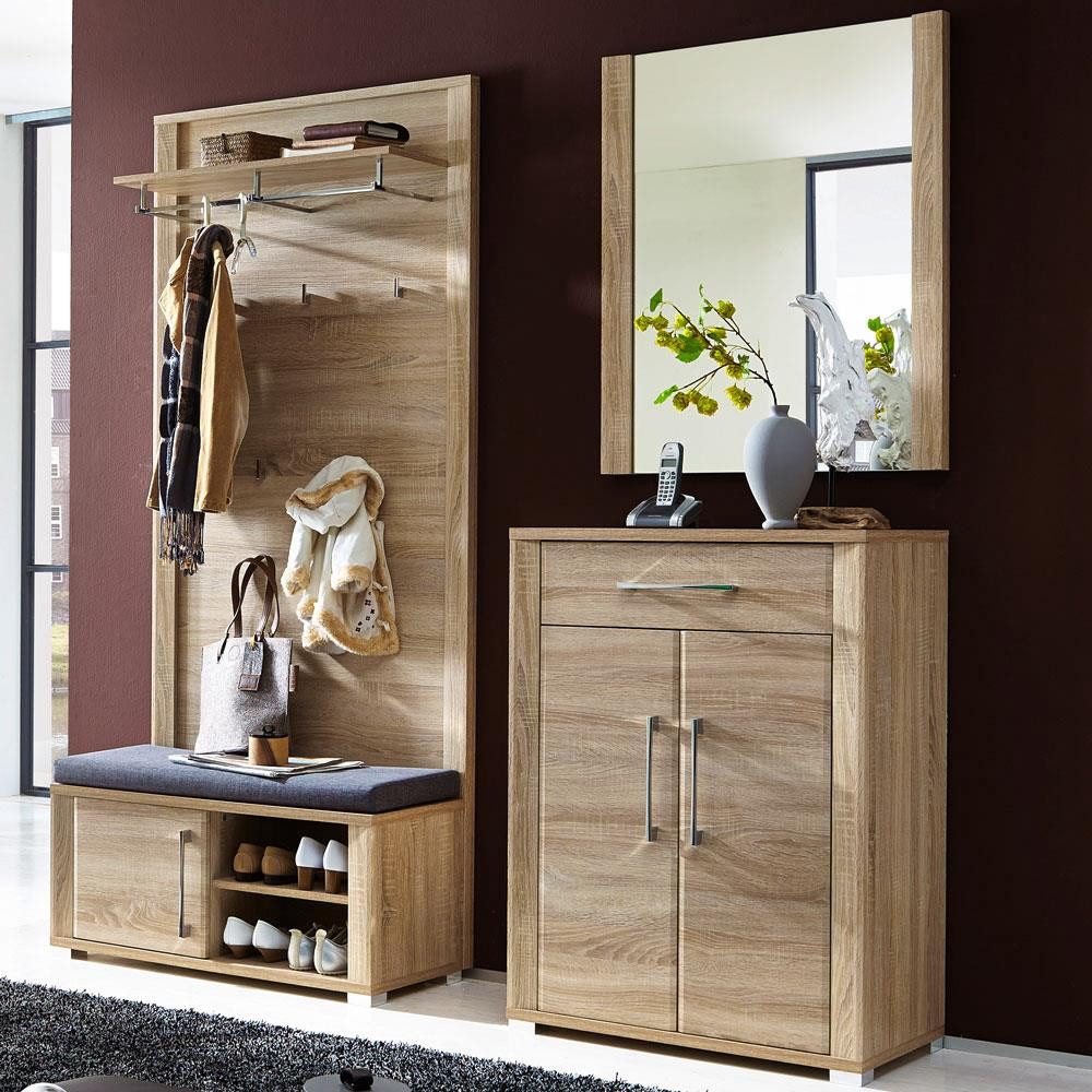 Lomadox Garderoben-Set GOCH-36, (Spar-Set, 4-St), Sonoma günstig online kaufen