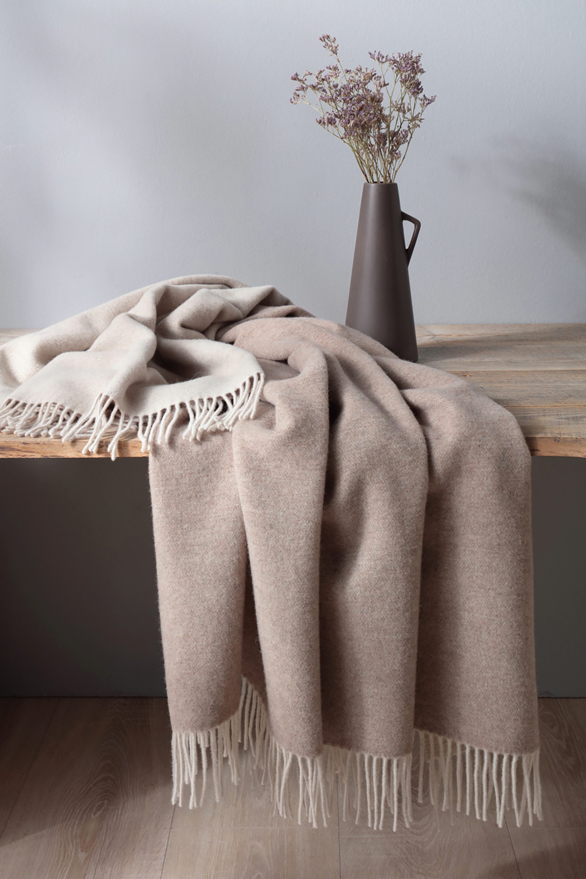 Wohndecke Kaschmirplaid Uni, Biederlack – Bild 2 von 4
