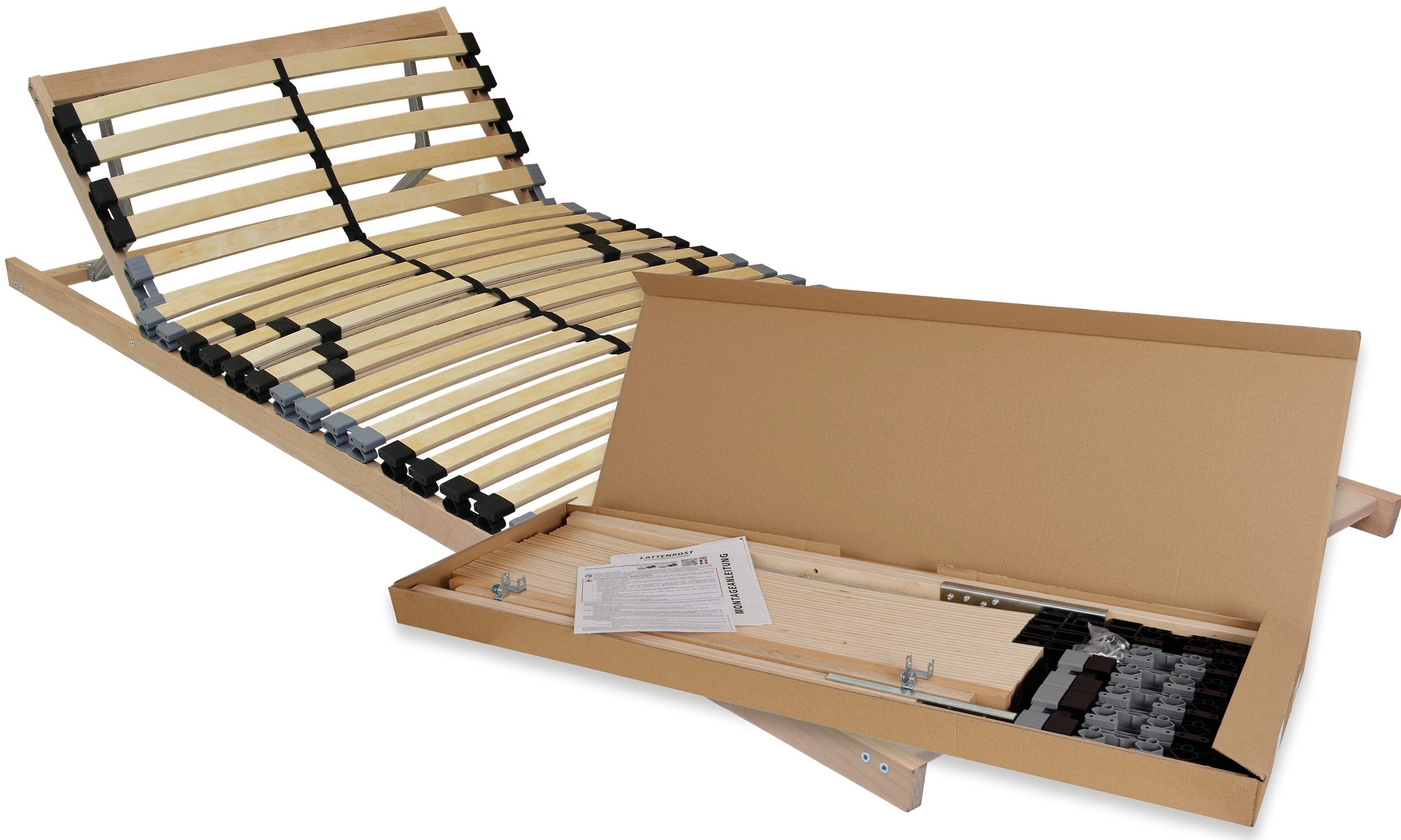 Lattenrost Easy 4 all BeCo Lattenrost mit verstellbarem Kopfteil