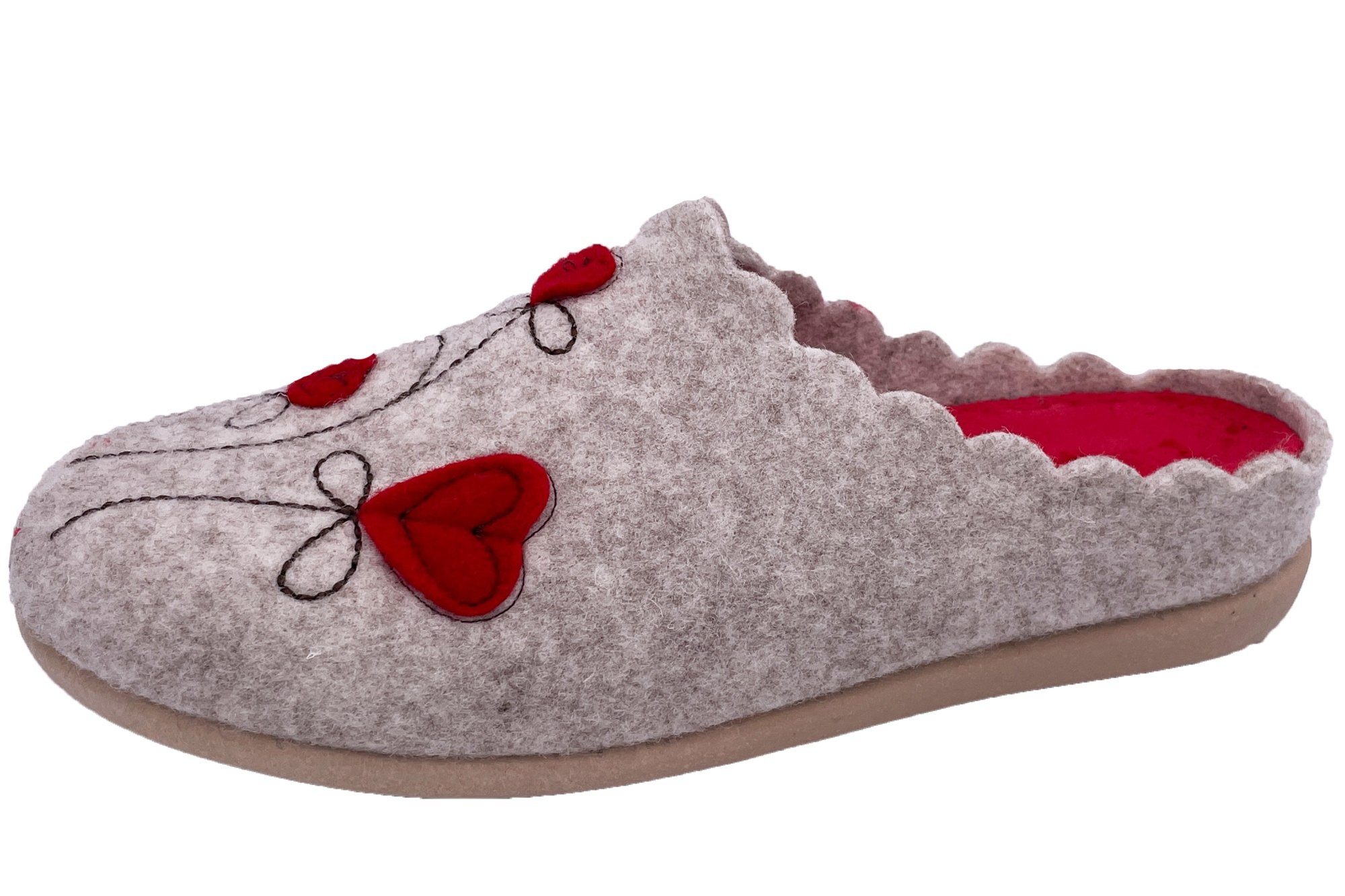 PADERO Женщинам Pantoffel Filz Hausschuh