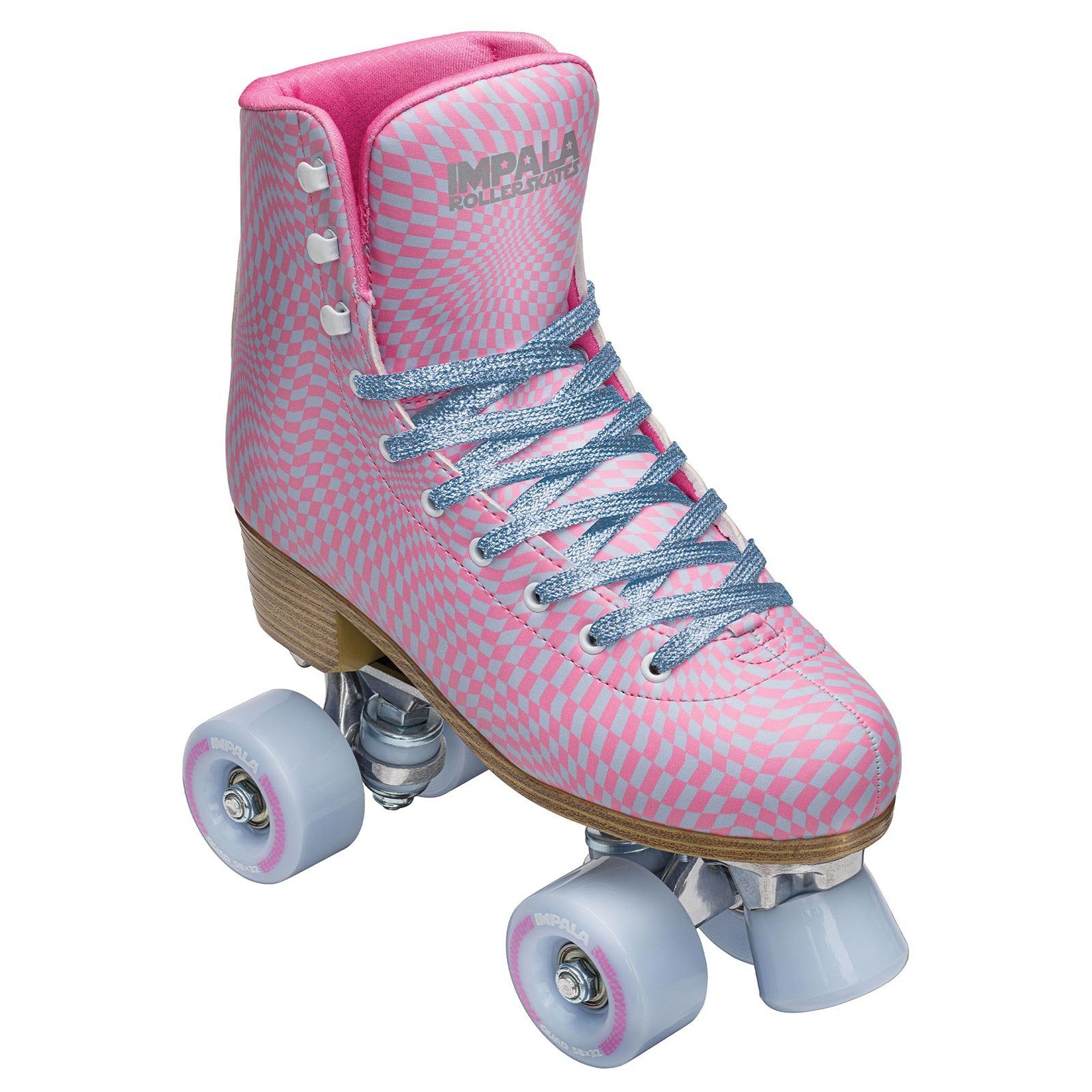 Rollschuhe Quad - wavy check