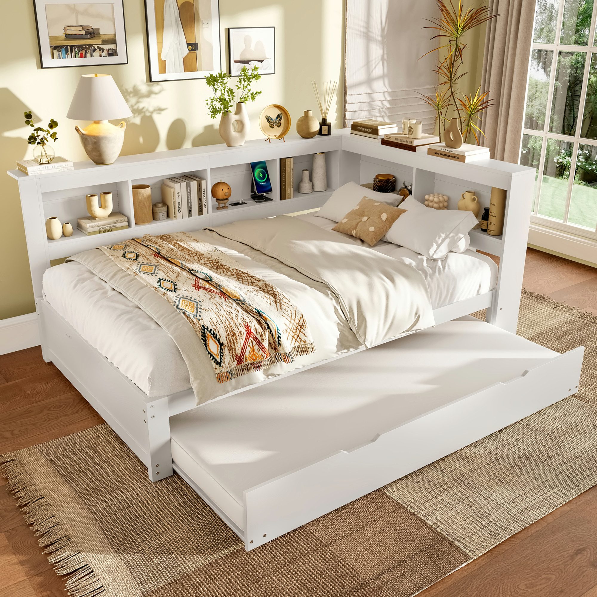 STILVORA Schlafsofa 140×200 mit Ausziehbett,Tagesbett Daybett günstig online kaufen
