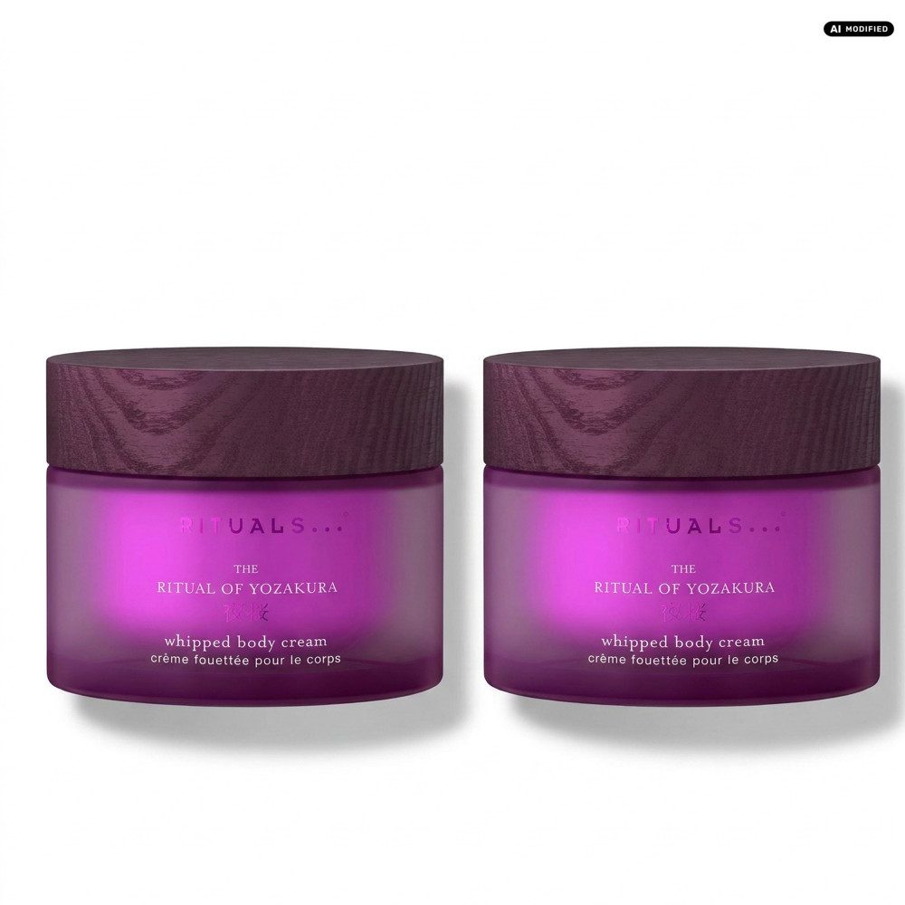 Rituals Körpercreme RITUALS The Ritual of Yozakura Whipped Body Cream 2er Set, 1-tlg., Vorteilspack mit zwei Whipped Body Creams für langanhaltende Pflege