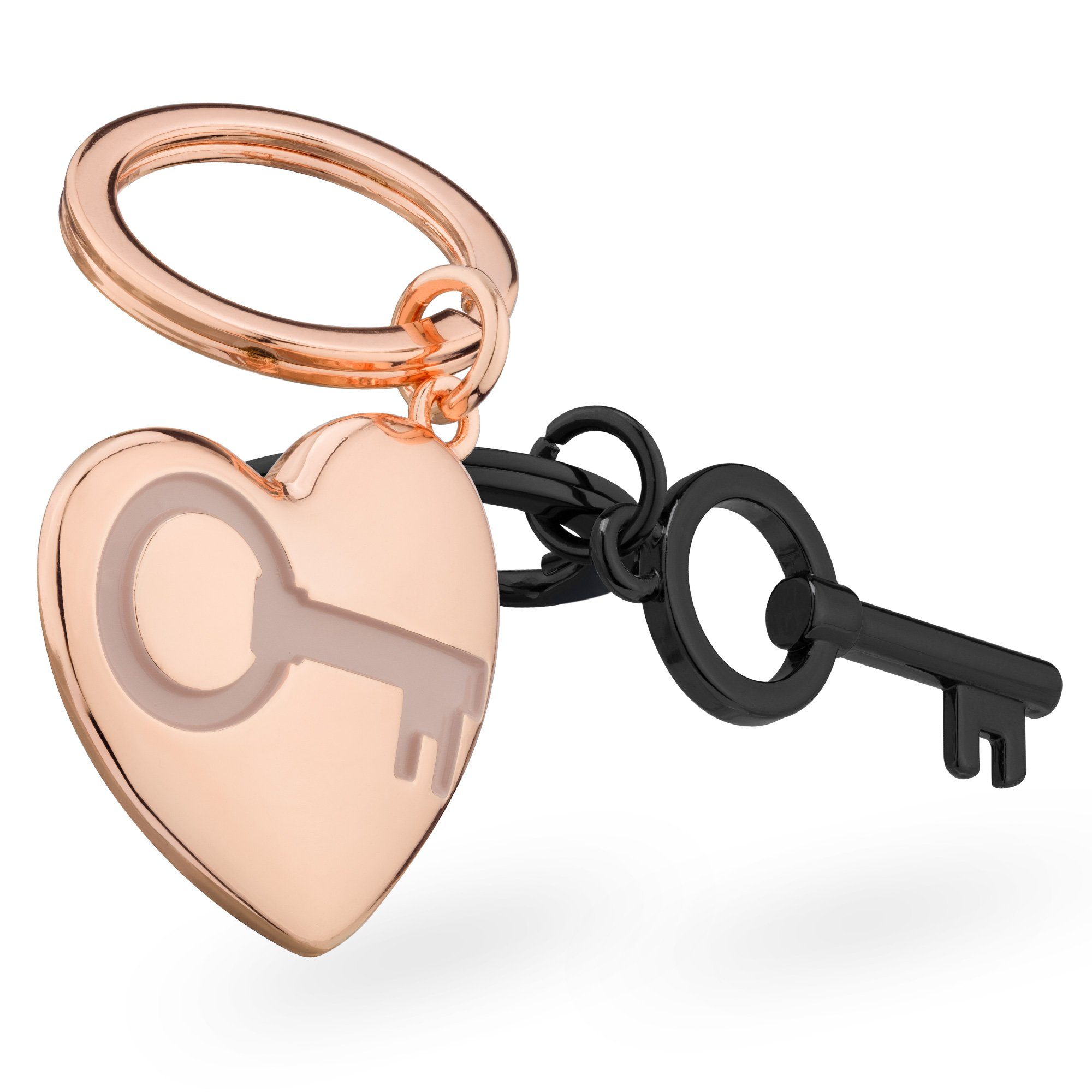 Navaris Schlüsselanhänger, Schlüsselanhänger Set aus Herz und Schlüssel -  Love Puzzle Anhänger Keychain für Schlüsselbund Handtasche Koffer online  kaufen | OTTO