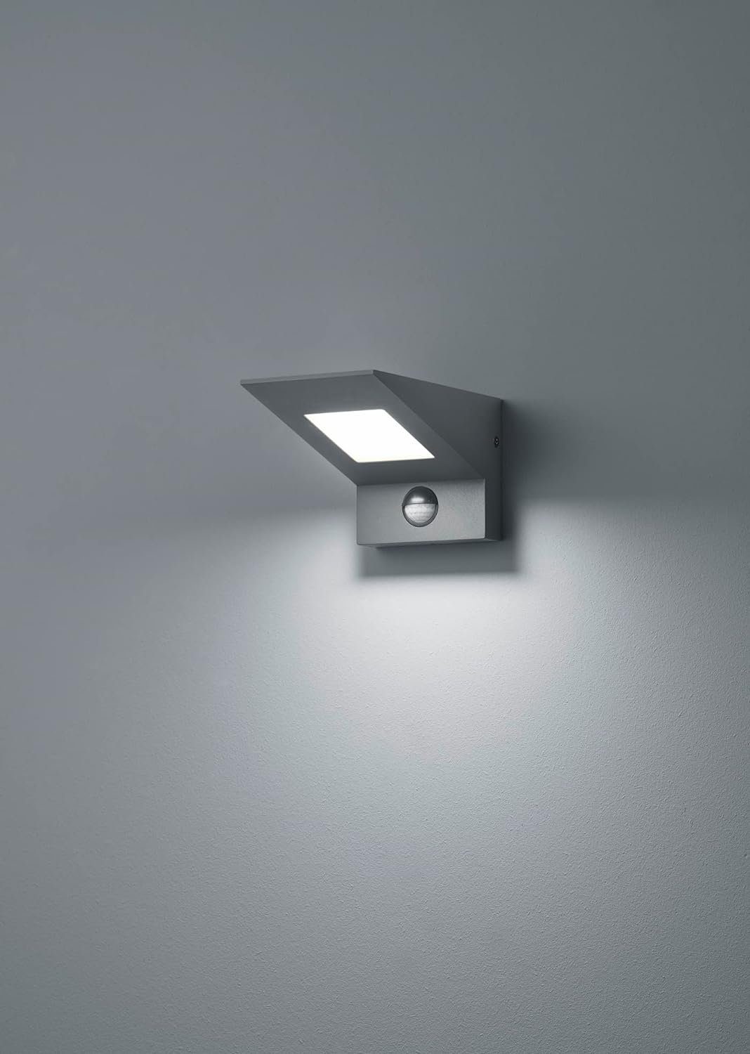 lightling LED Außen-Wandleuchte Nelly, LED fest integriert, kaltweiß, moderne Außenlampe mit Spritzwasserschutz