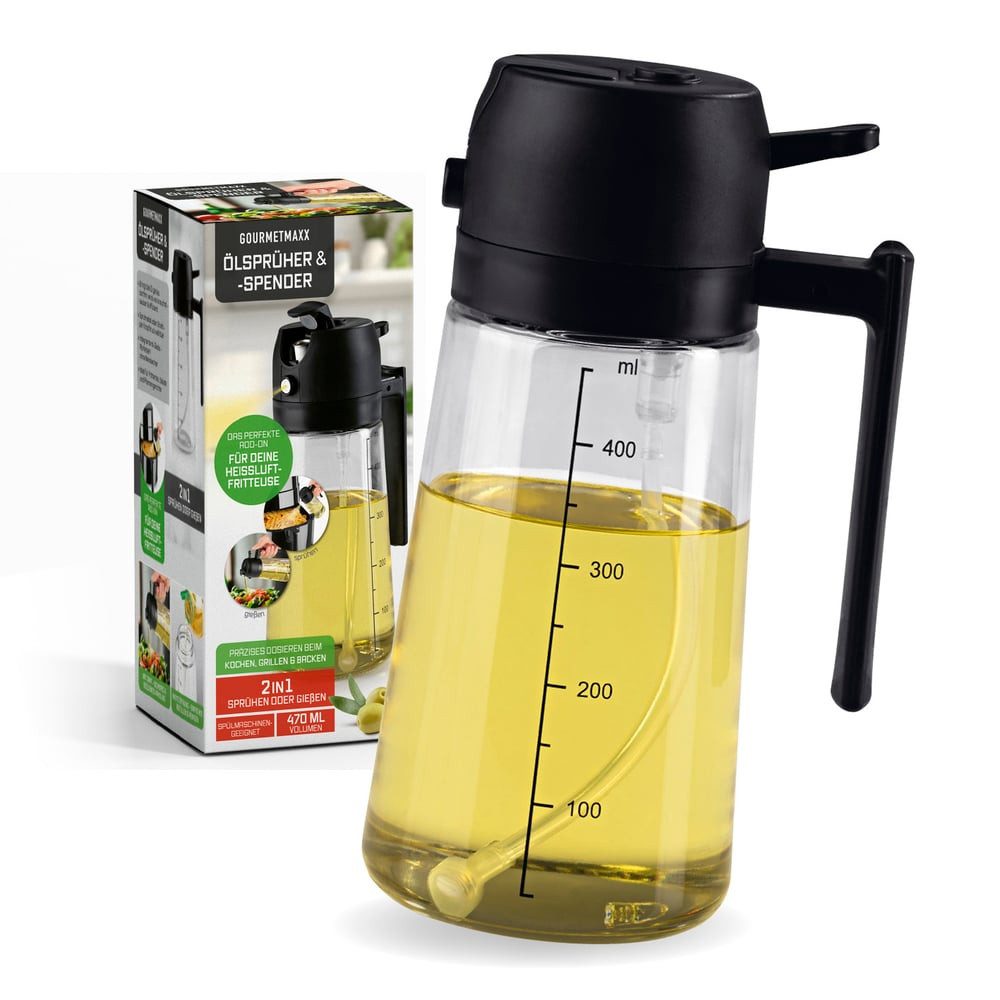 Ölspender GOURMETmaxx 2-in-1 Ölsprüher & -spender