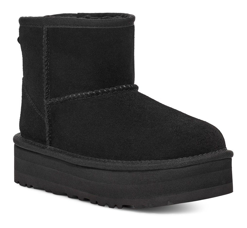 BLACK KIDS' MINI CLASSIC mit Plateaustiefel Warmfutter UGG PLATFORM