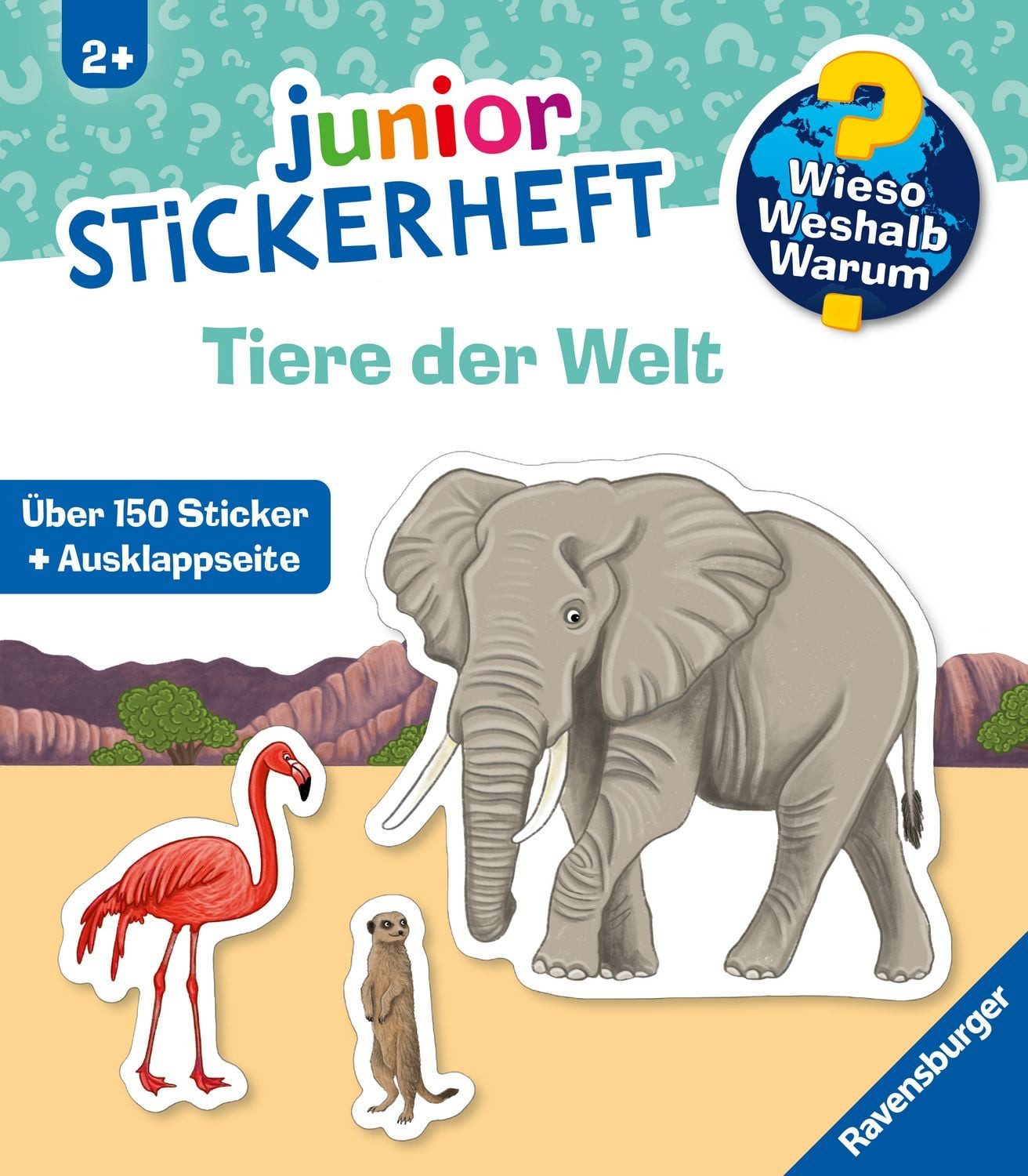 Wieso? Weshalb? Warum? junior Stickerheft - Tiere der Welt / diverse
