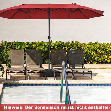 COSTWAY Schirmhalter Sonnenschirmständer, für Stöcke bis Ø 48 mm