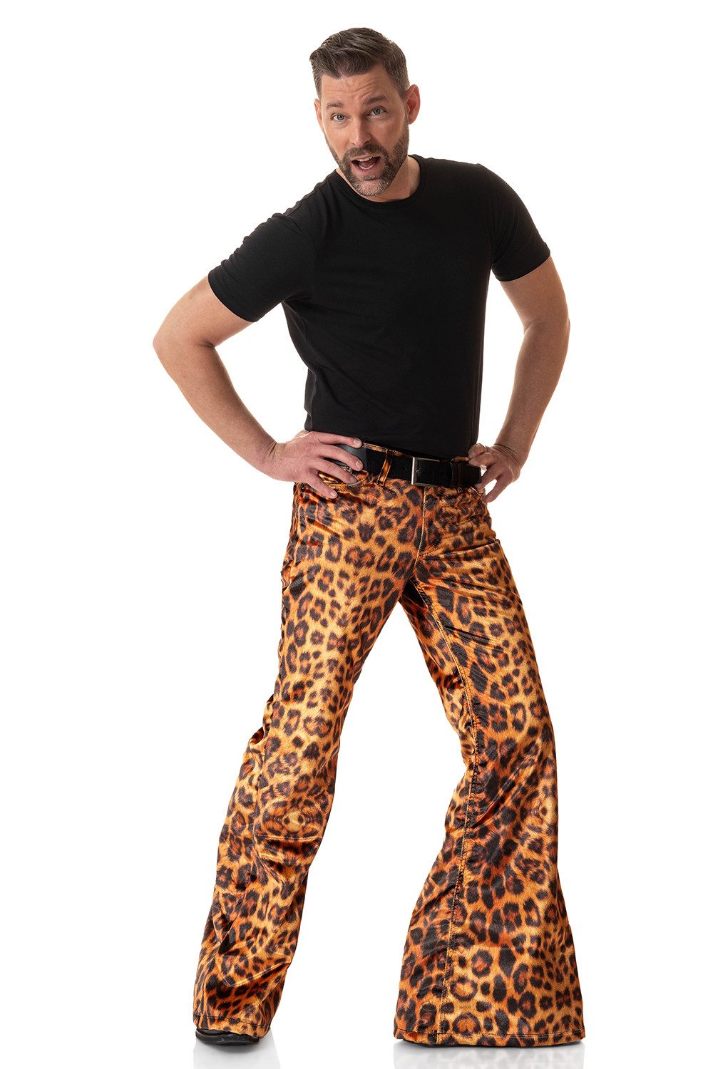 Comycom Schlaghose Herren STAR LEO ANIMAL