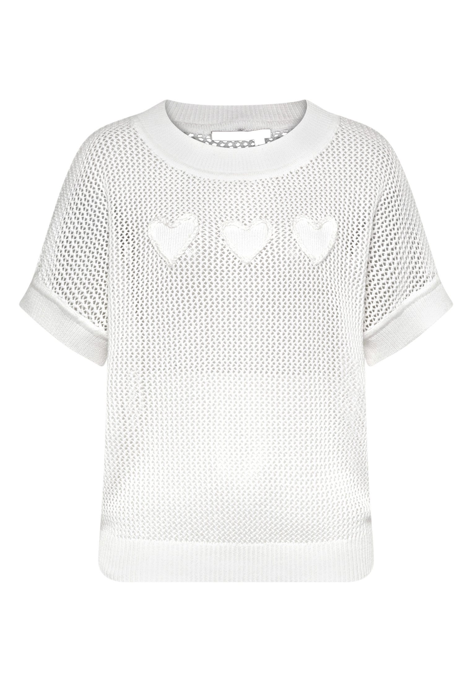 MARC AUREL Strickpullover mit Herz-Intarsie