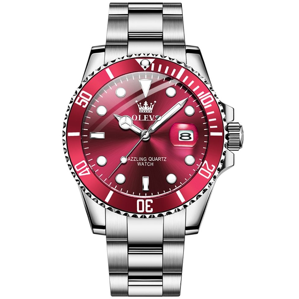 OLEVS Quarzuhr Herrenuhr Diver Luxusuhr Edelstahl günstig online kaufen